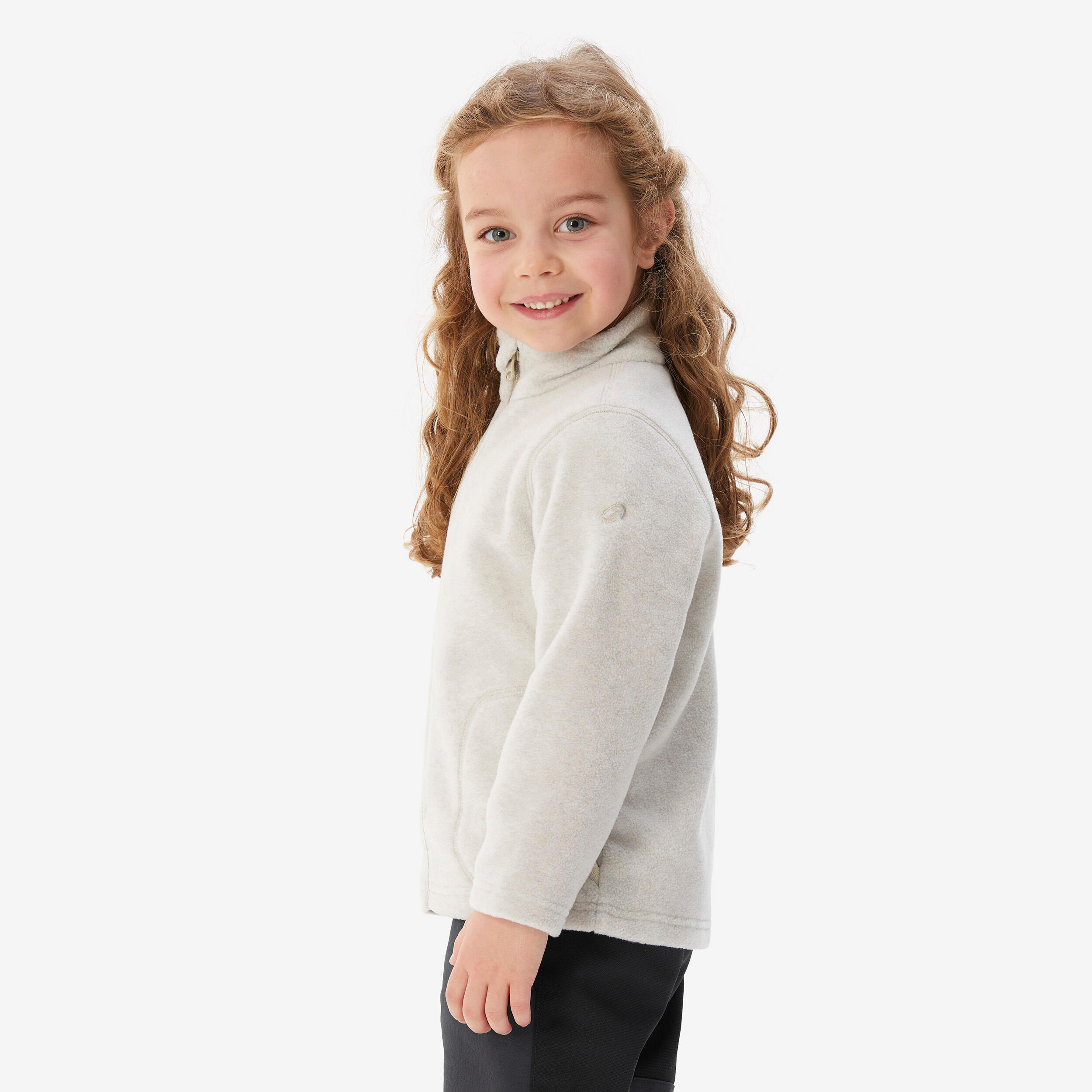 Kids’ Fleece Hiking Jacket, MH 100 Age 2–6 - QUECHUA