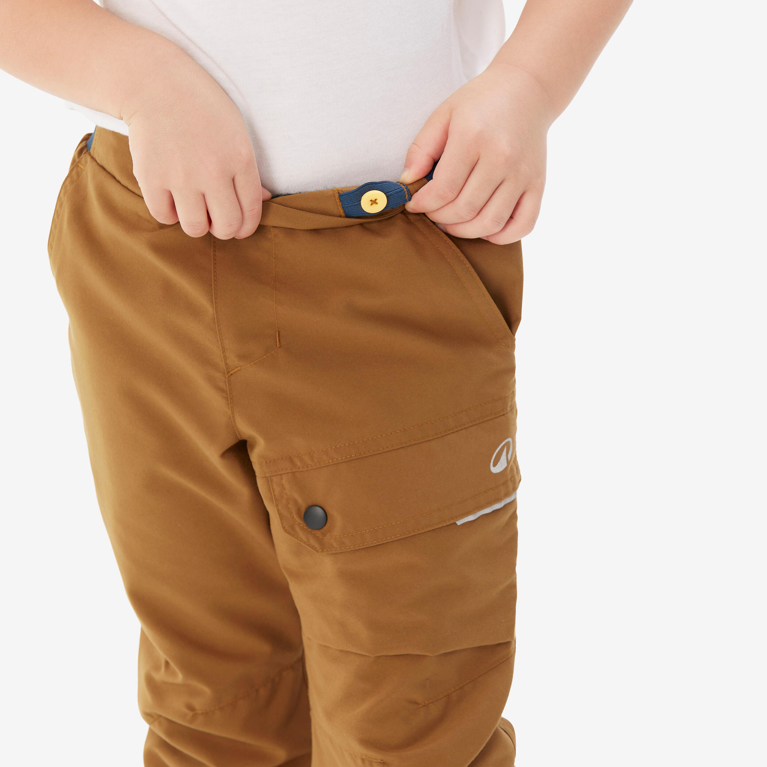 Kids’ Water-Repellent Hiking Pants, SH 100 Age 2–6 - QUECHUA