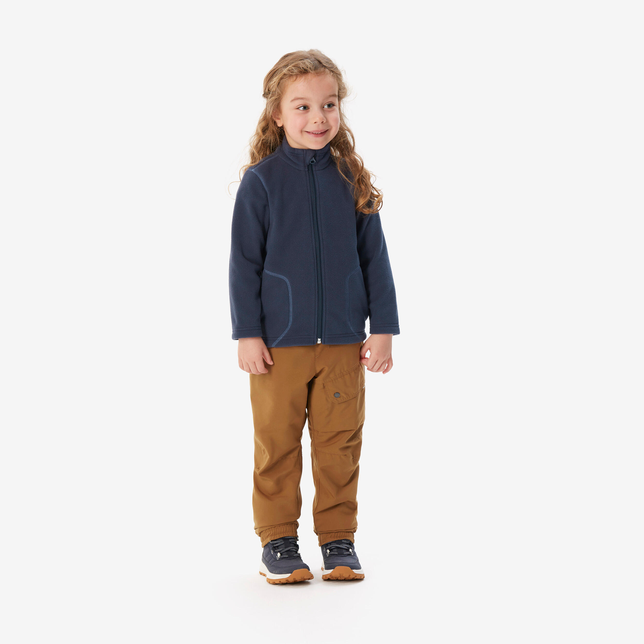 Veste de randonnée en polaire enfant, MH 100 Âge 2-6 ans - QUECHUA