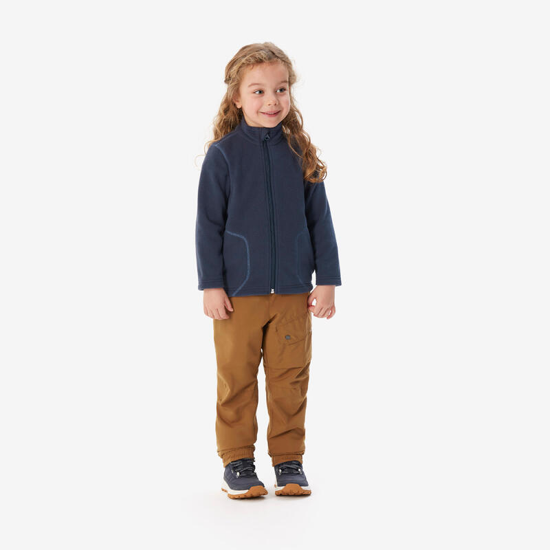 Çocuk Outdoor Polar Mont - 2/6 Yaş - Mavi - MH100