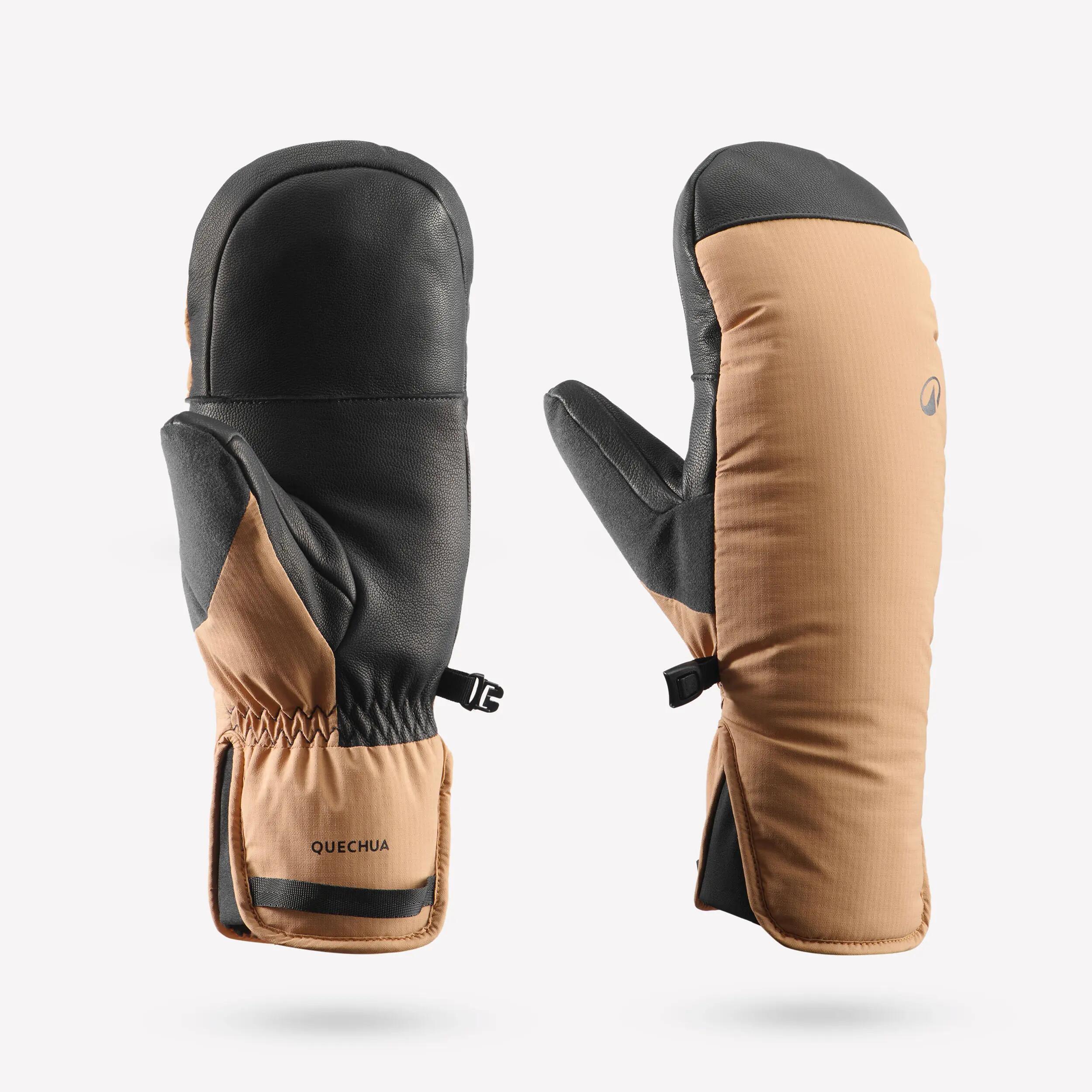 Warm and Waterproof Ski Mittens, 500  2/6