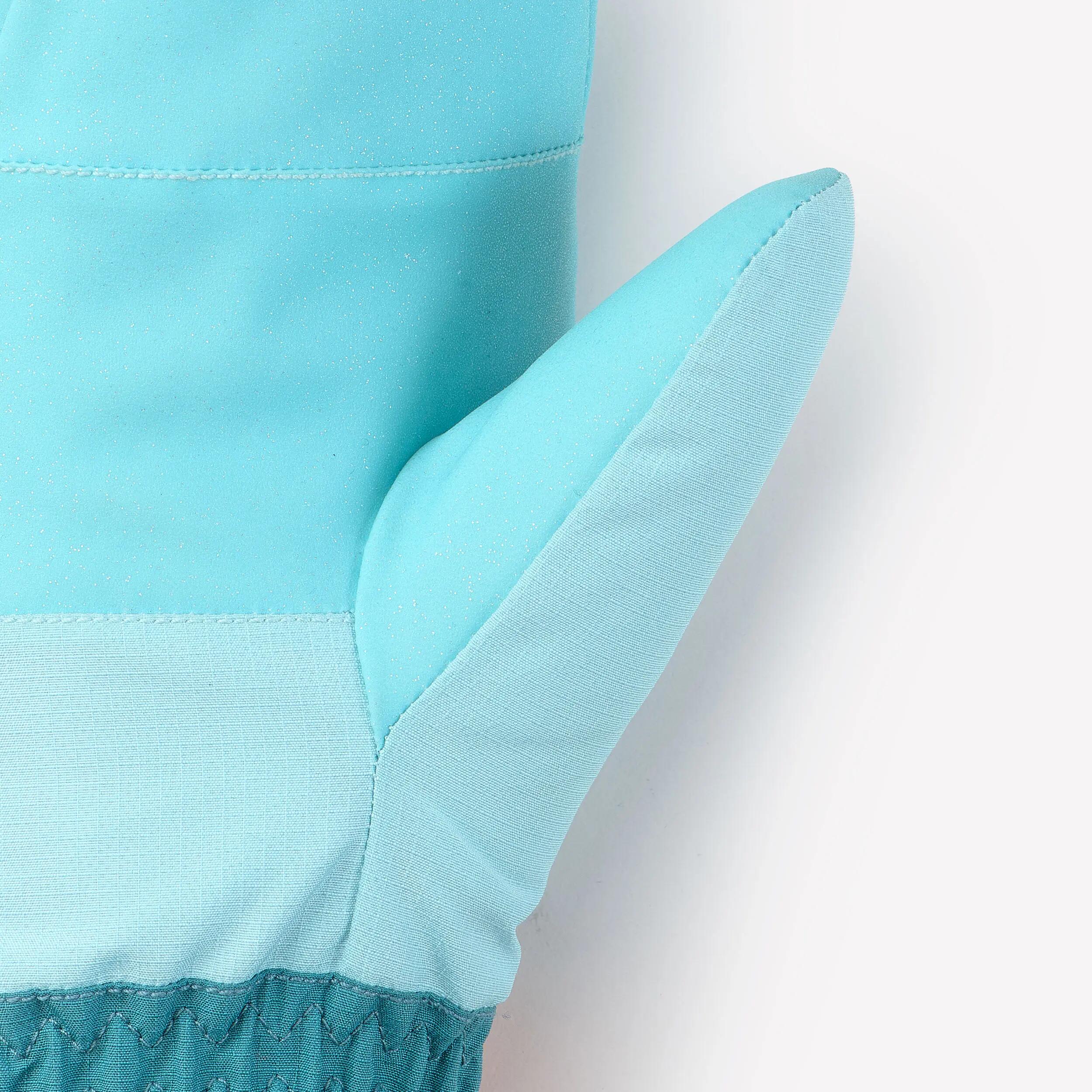 Moufles de ski imperméables enfant 4 à 8 ans, 500 turquoise 4/7
