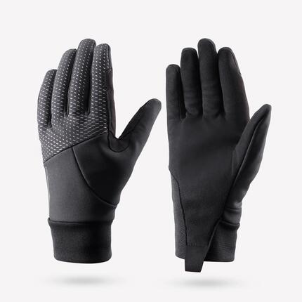 Gants de ski de fond légers et coupe-vent adulte, XCS 900 LIGHT noir