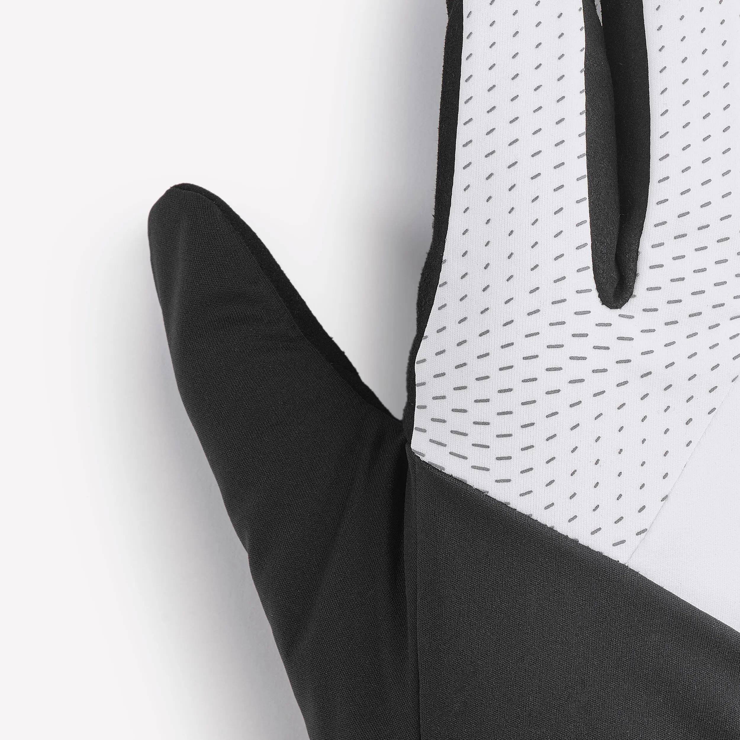 Gants de ski de fond chauds adulte, XCS 100 noir et blanc 4/6