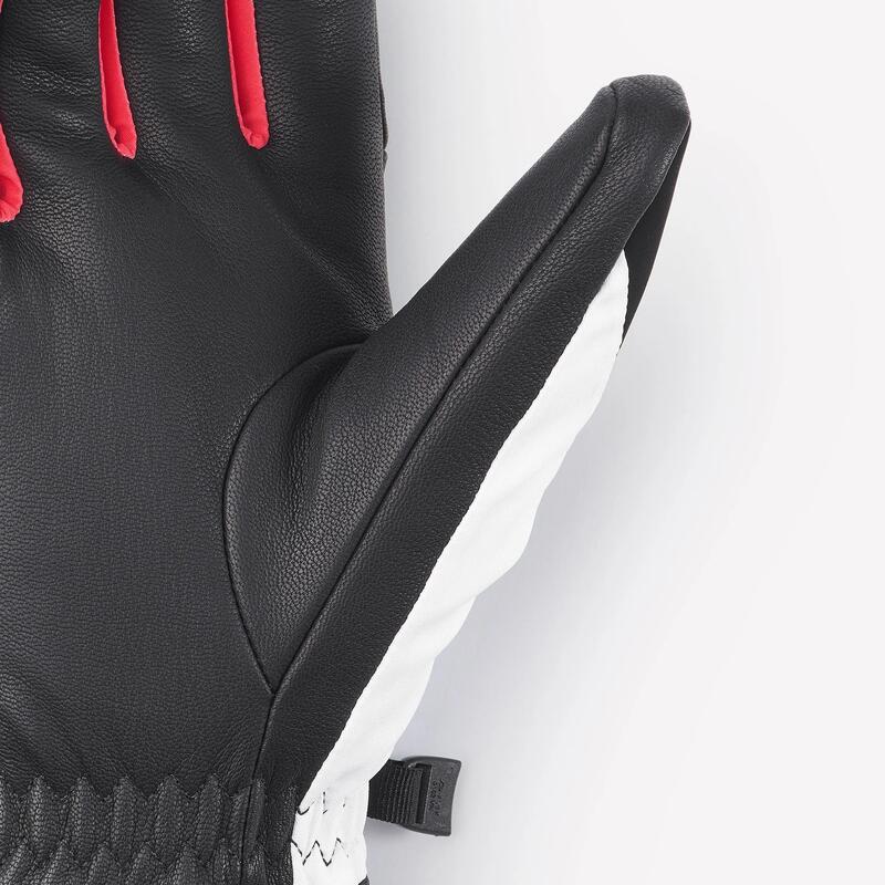 Yetişkin Kayak Eldiveni - Beyaz - 500 Sport