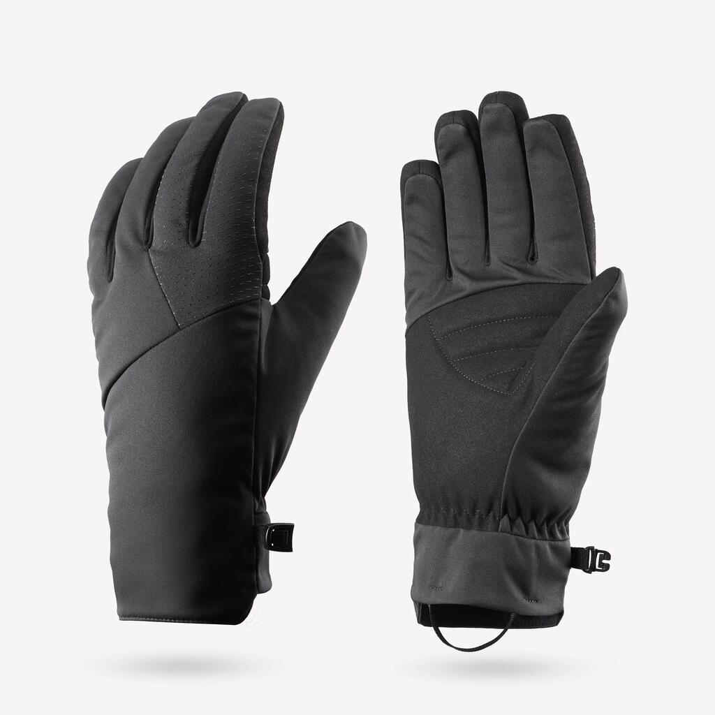ADULT WARM CROSS-COUNTRY SKI GLOVES - 100 MEN'S