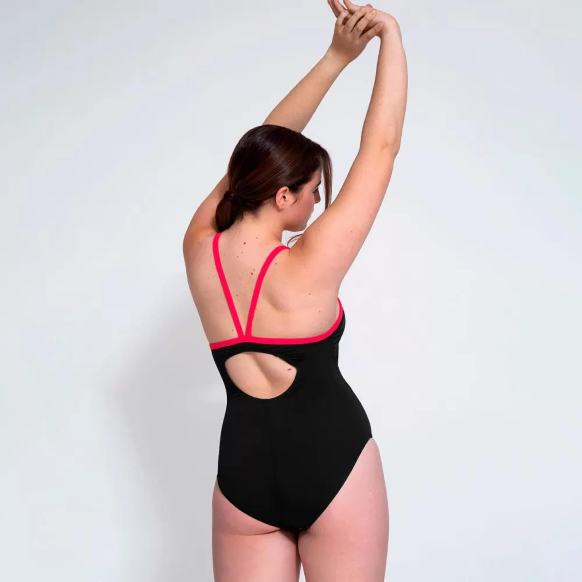 Bañador mujer natación comfort relax negro - CD 2/2