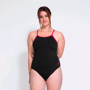 Bañador mujer natación comfort relax negro - CD