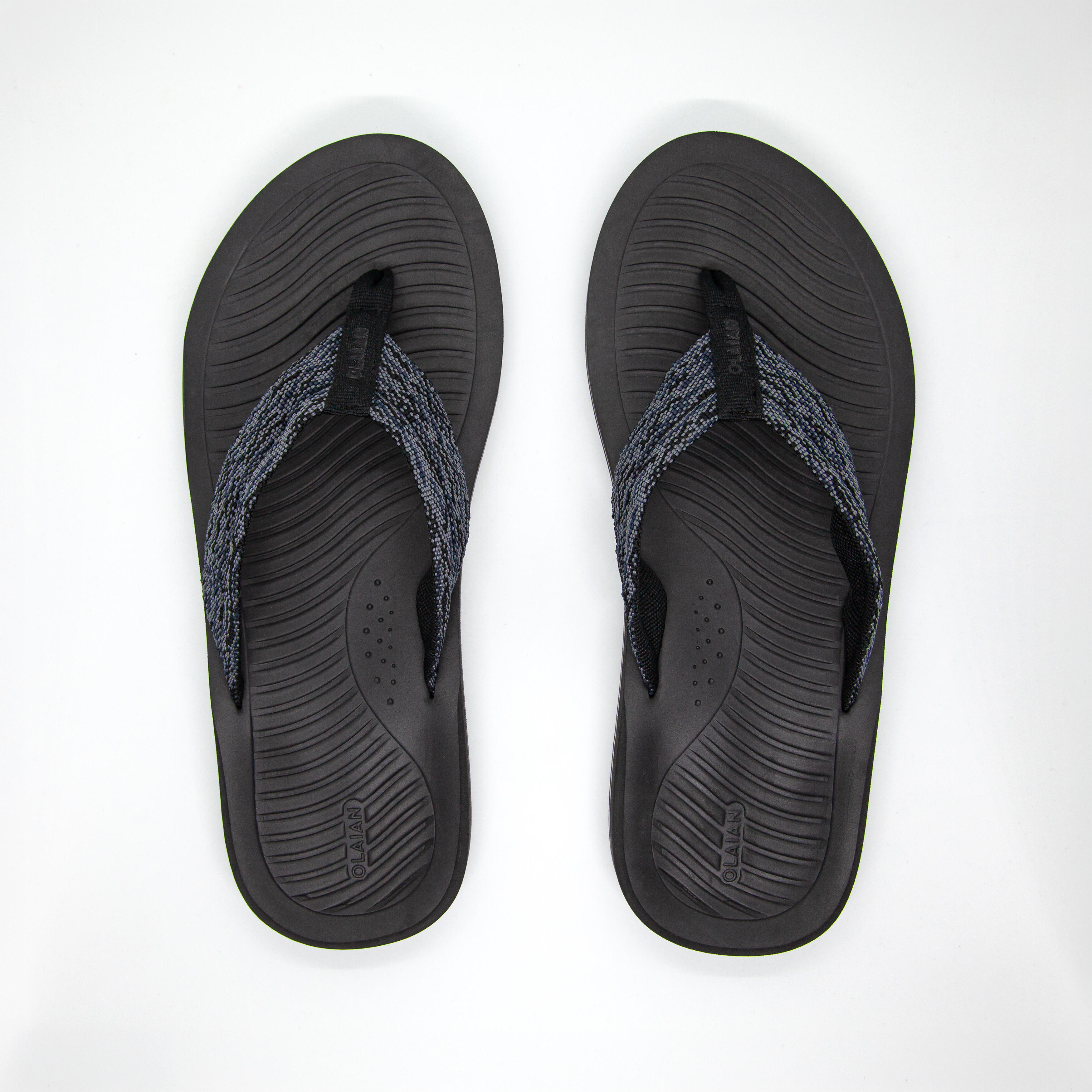 DECATHLON Pánske žabky 550 čierne 39-40 · záber 3