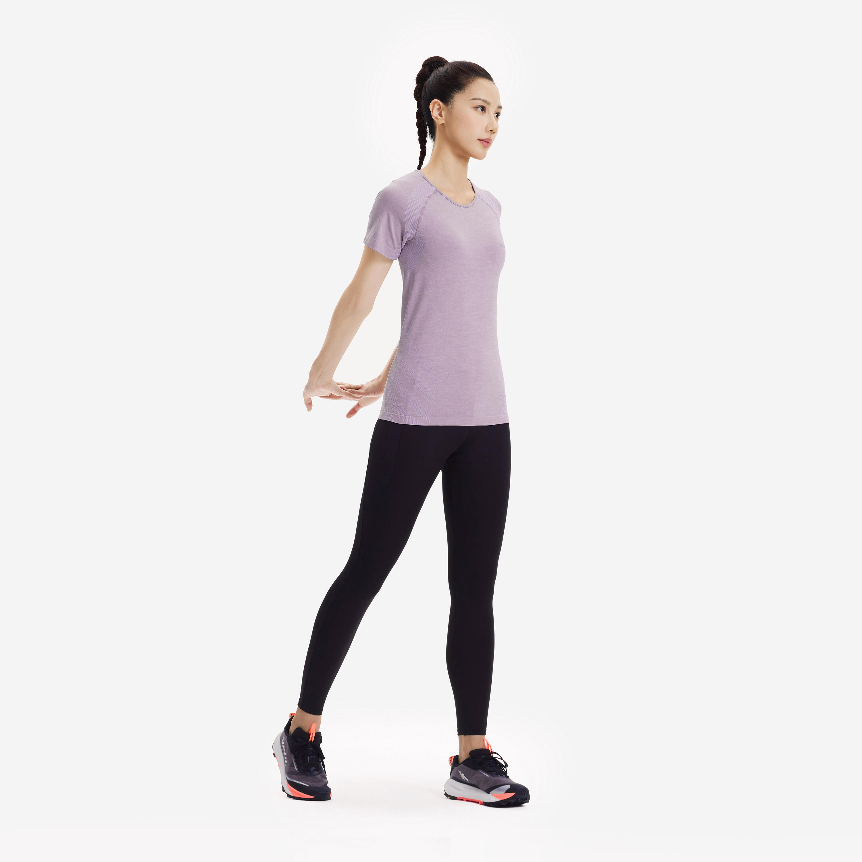 T-shirt de course sans coutures femme, Run 500 Confort 6/6