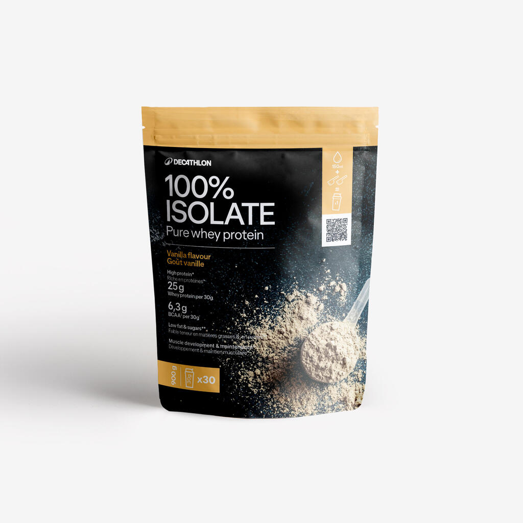 Pure whey protein 100% isolate 900 g, Vanilla