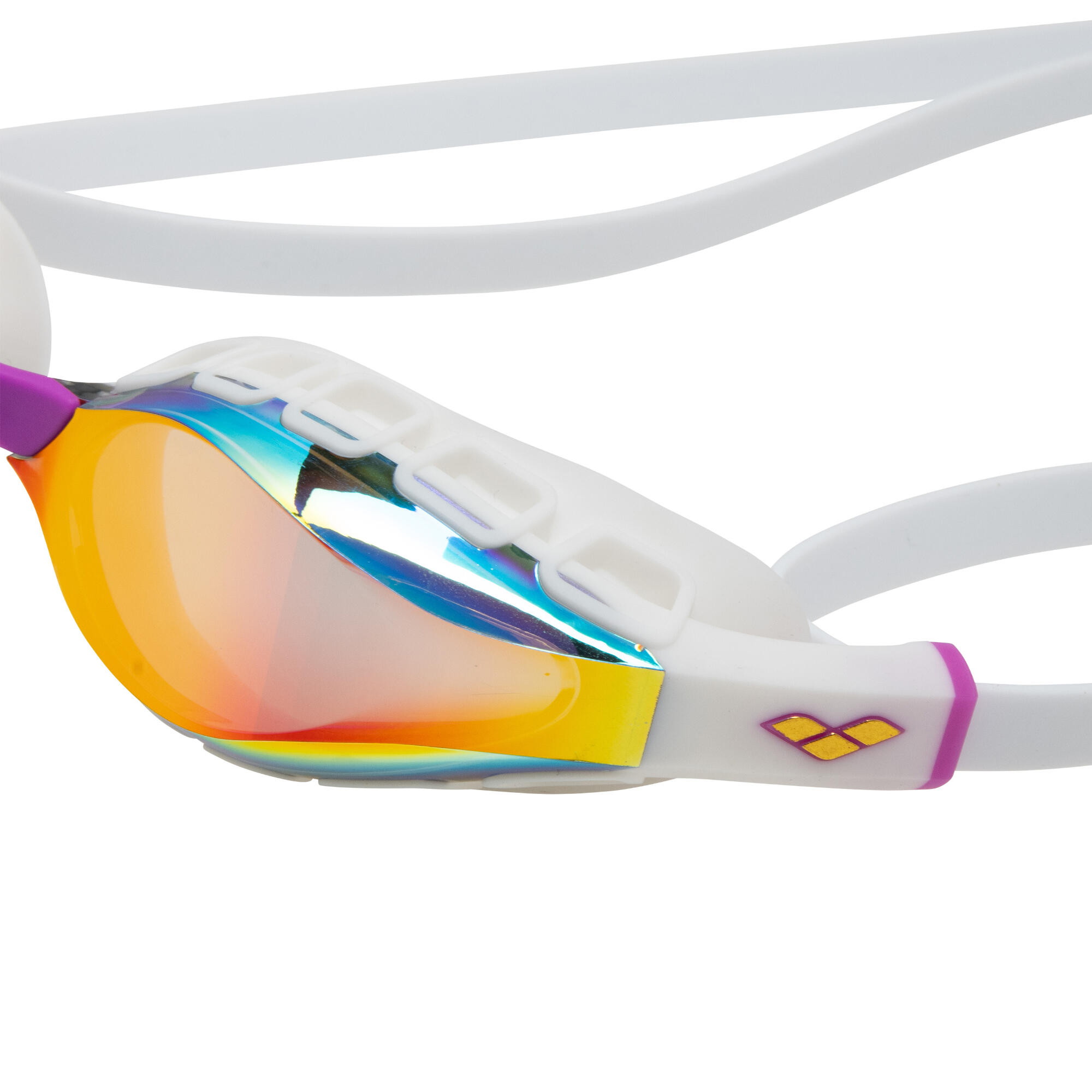 Gafas Natación Arena Air Sonic Blanco Cristales Espejo 3/4