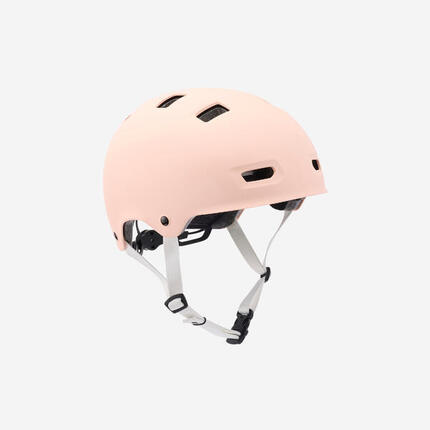 Casque roller skateboard trottinette MF500 bridal pink
