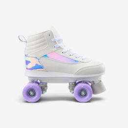 Patin à roulettes quad 100 lila