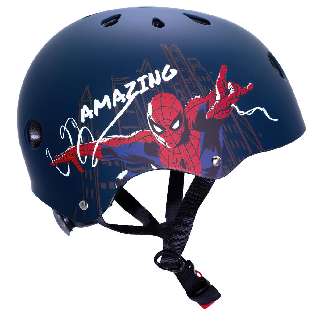 ДЕТСКА КАСКА ЗА КОЛОЕЗДЕНЕ SPIDERMAN, ТЪМНОСИНЯ