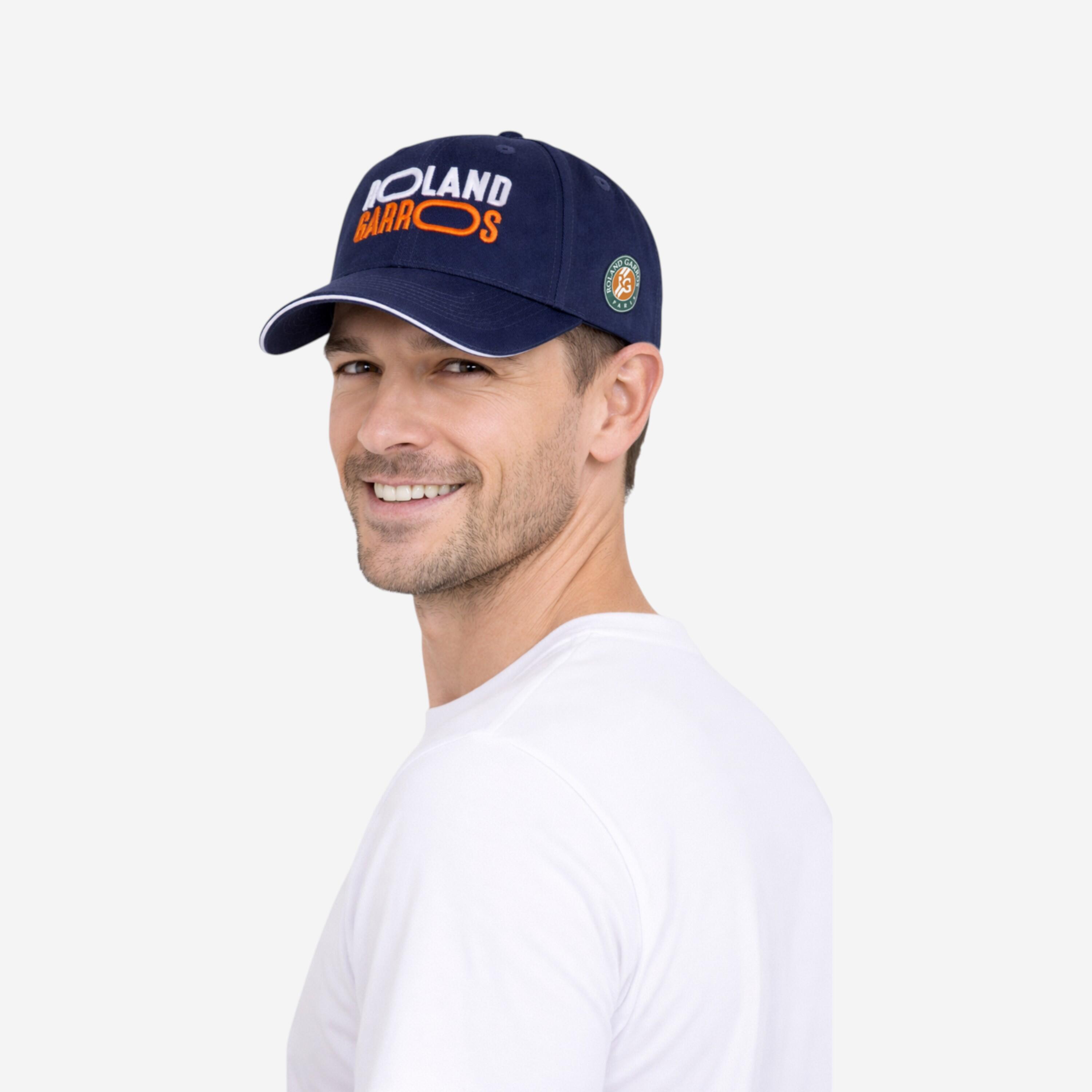 Roland-Garros-Tenniscap, RG-Logo blau 3/3
