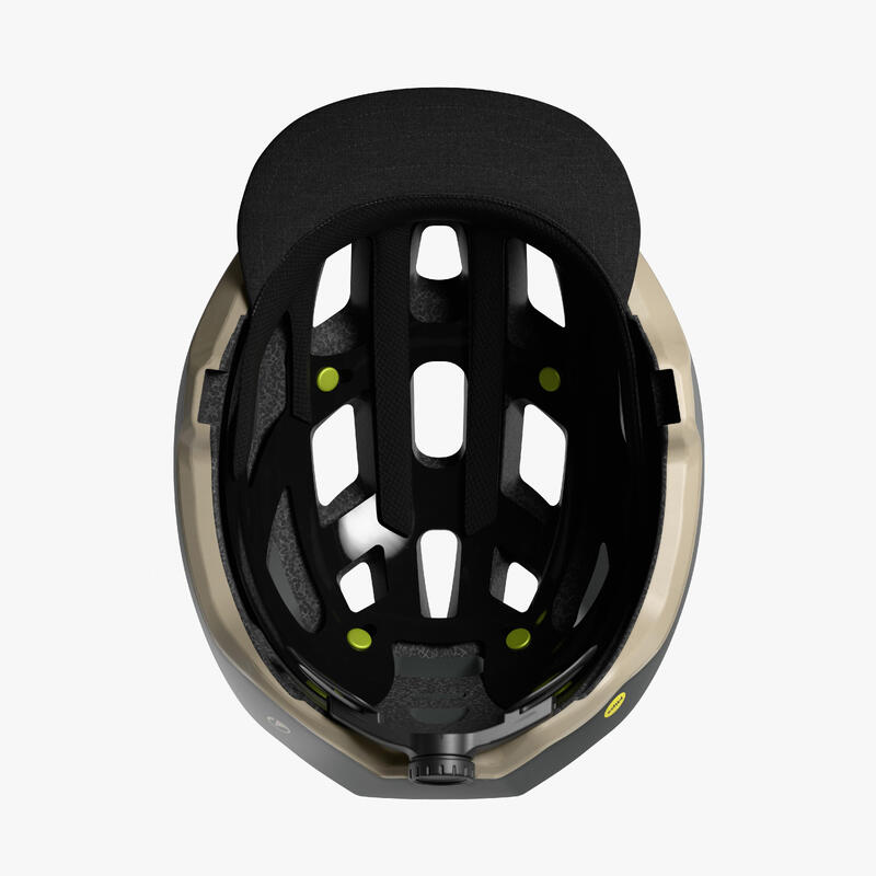 Cască ciclism MTB EXPL 540 MIPS Verde-Bej