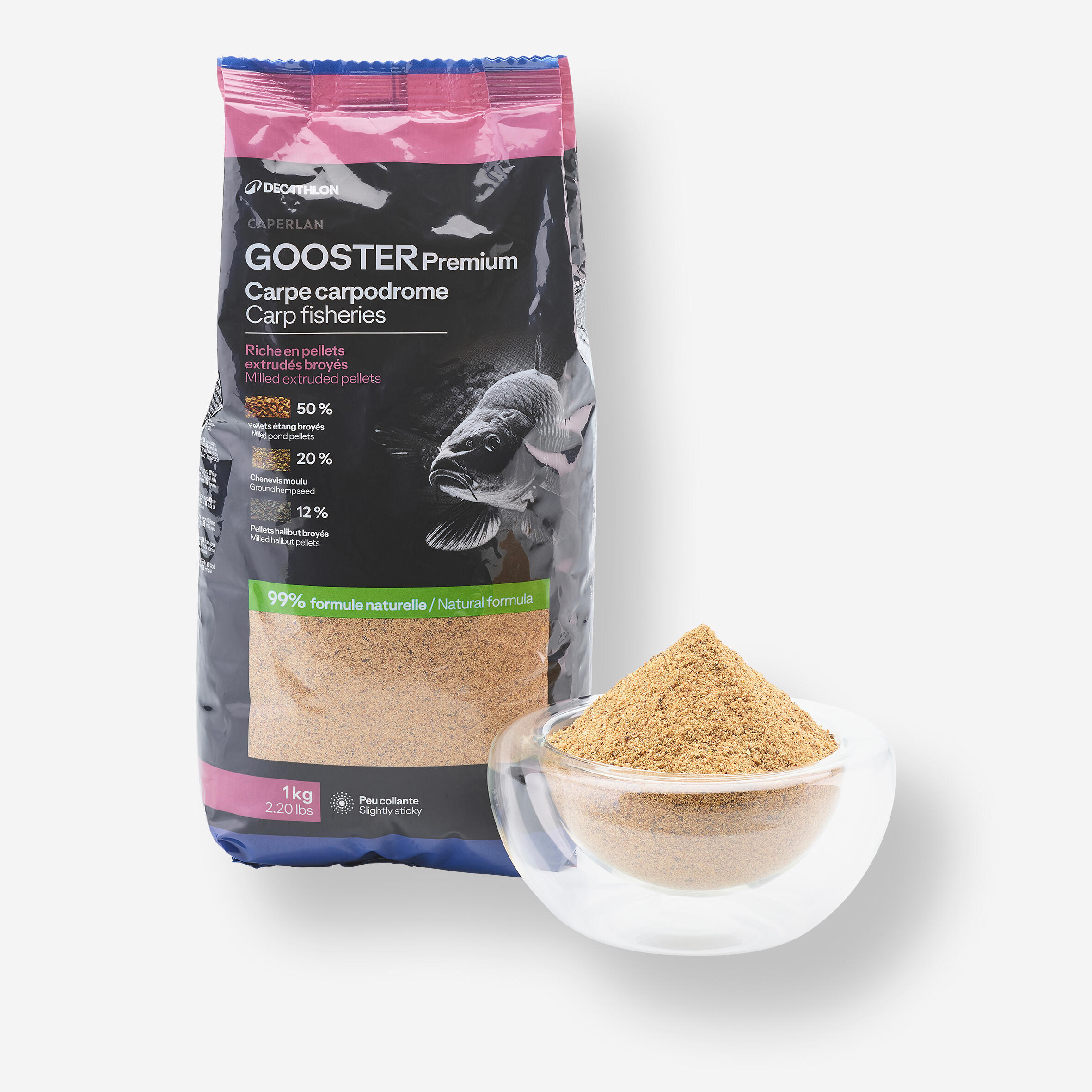 Amorce de pêche Gooster premium carpe carpodrome 1kg