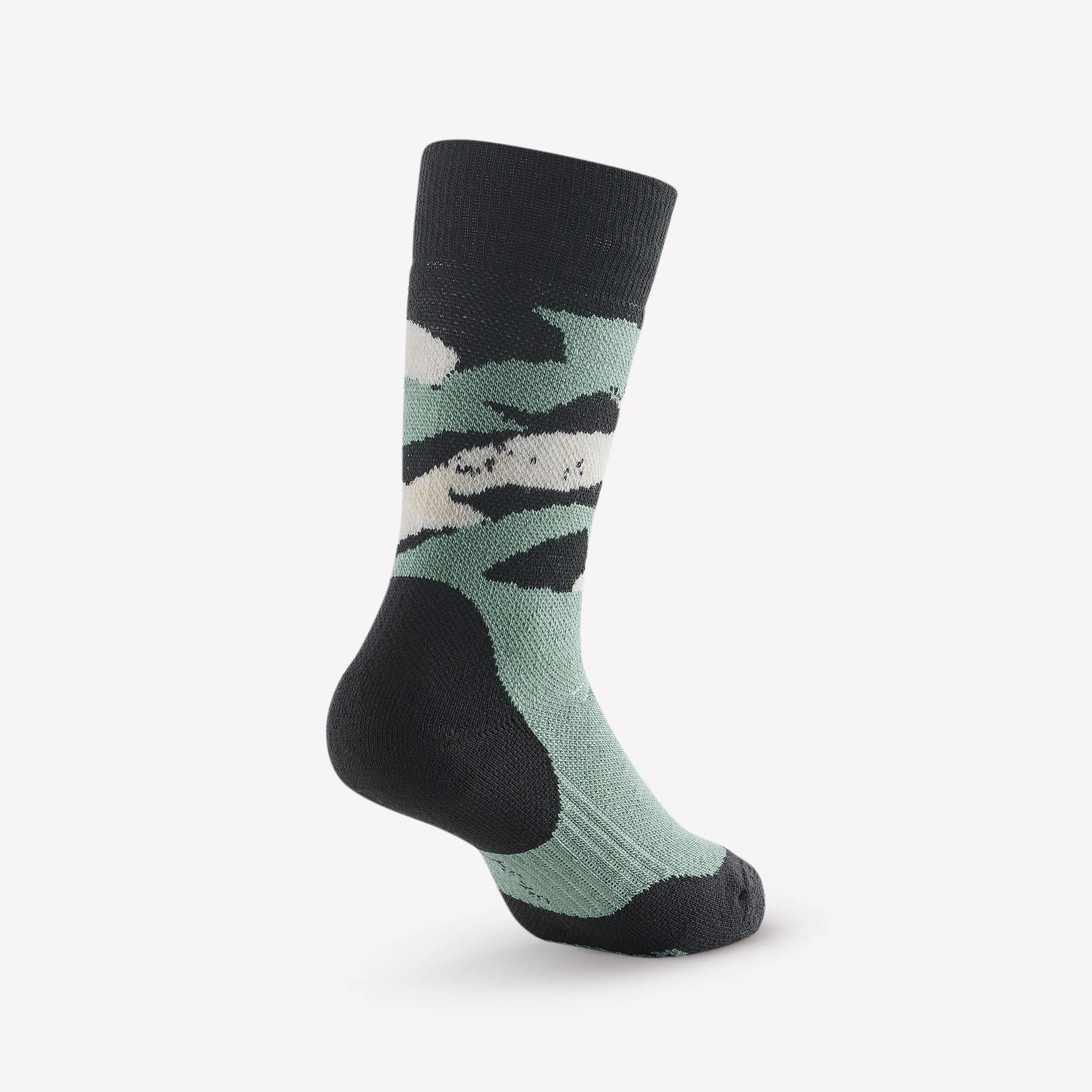 Kids’ Warm Hiking Socks, SH 100 Mid 2/6
