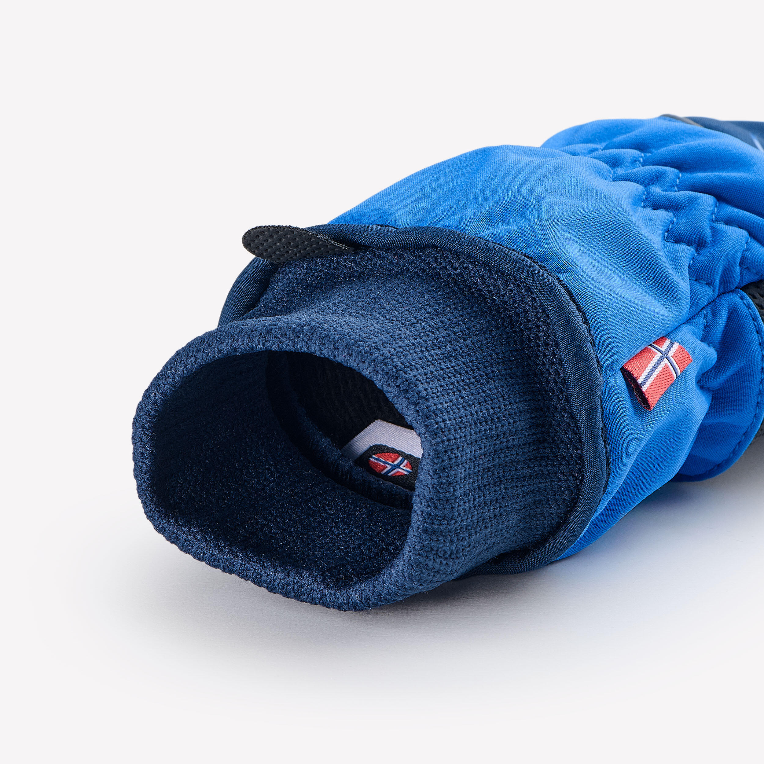 GANTS SOFTSHELL DE RANDONNEE ENFANT 6-15 ans, TROLLTUNGA BLEU TROLLKIDS 2/4