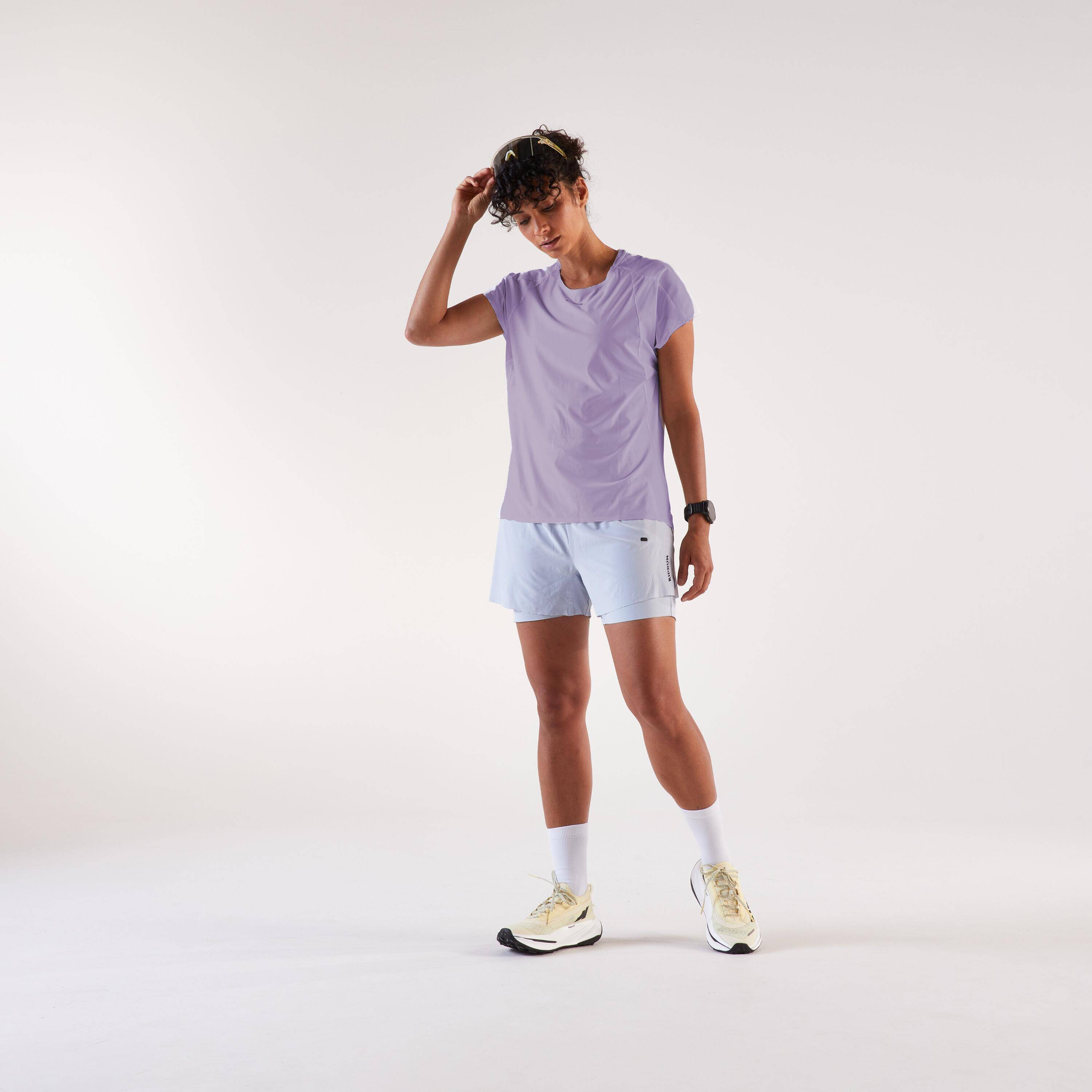 KIPRUN Run 900 Light Women's Lightweight Running T-shirt - Purple -  3