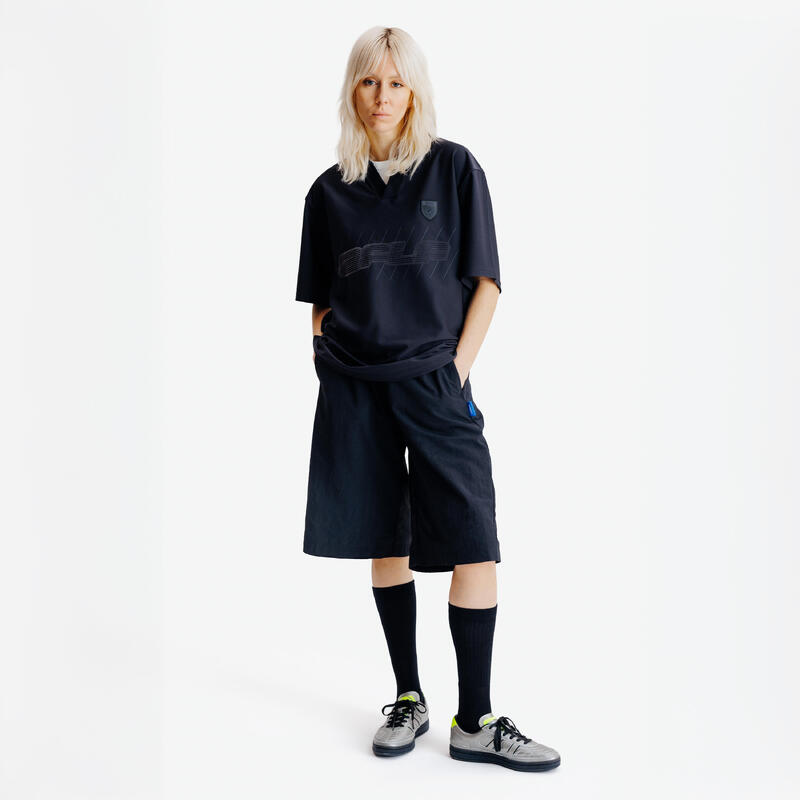 Tricou oversize Heritage, Negru Bărbați
