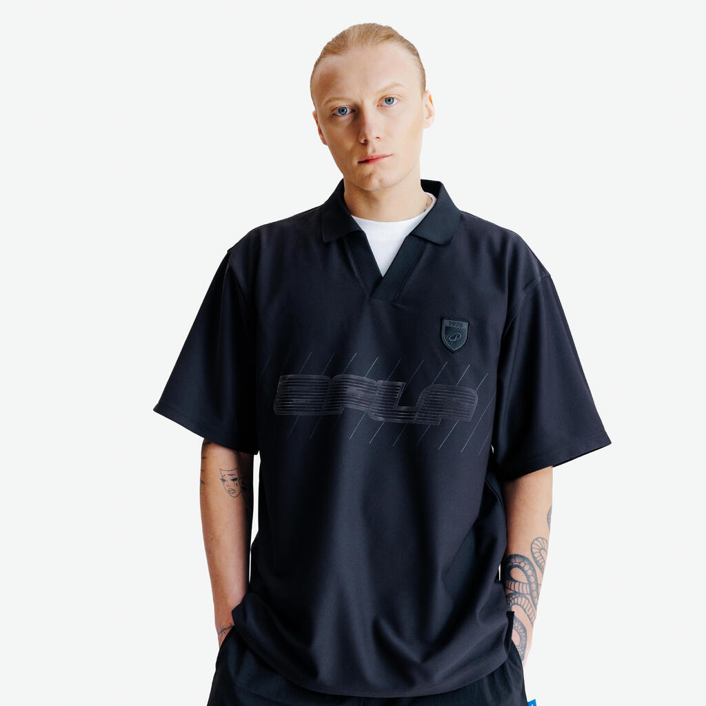 Pánska oversize polokošeľa Heritage čierna