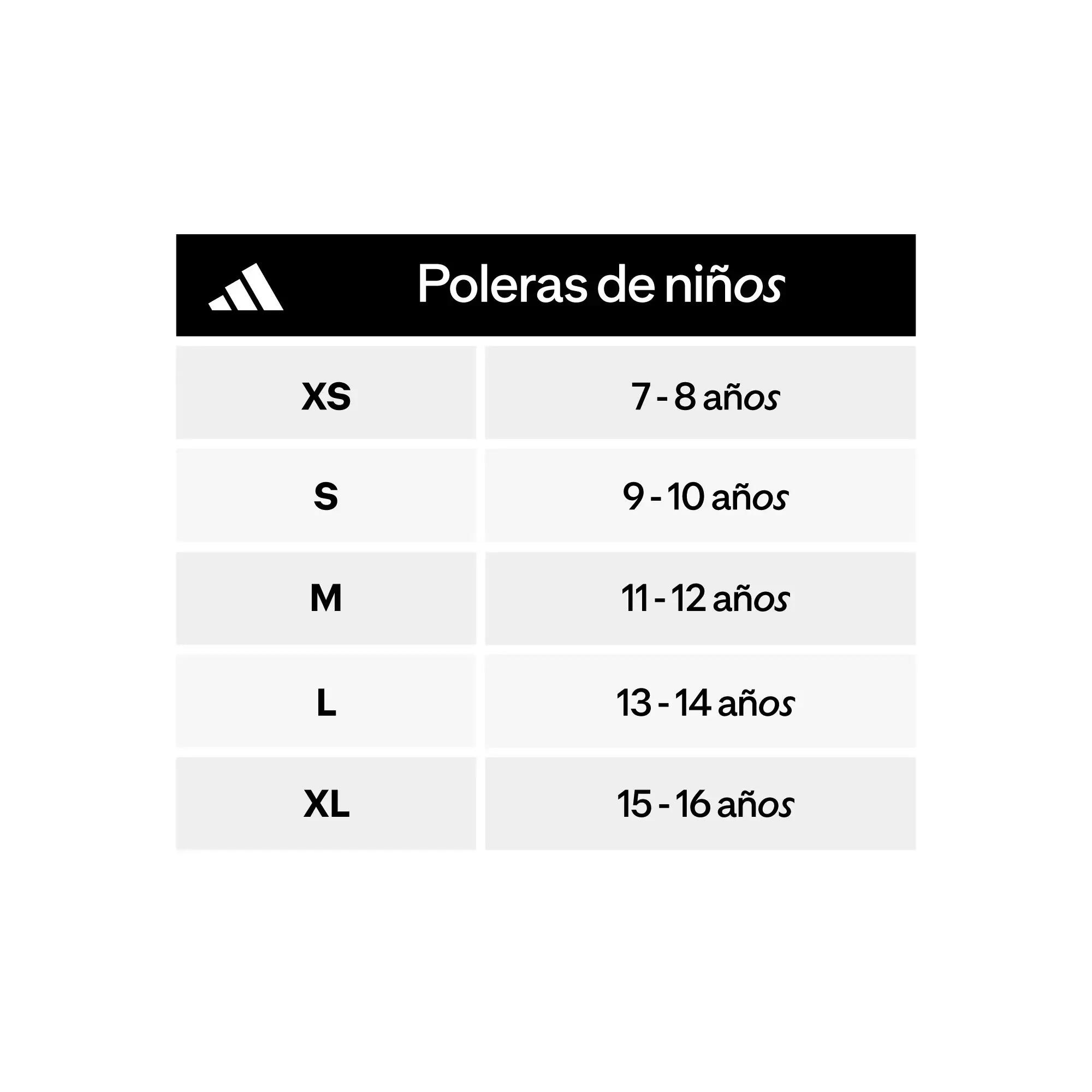 CAMISETA U DE CHILE ADIDAS LOCAL 26 NIÑO 6/6