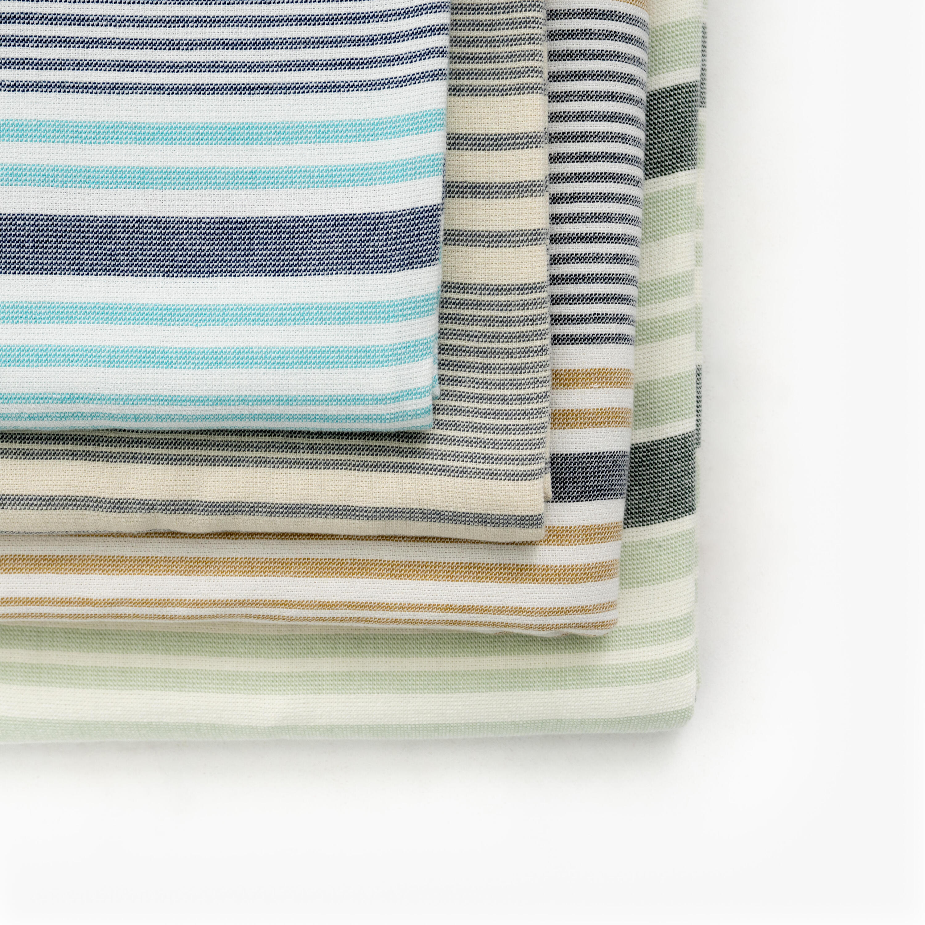 Toalha Praia Fouta BCI 140x190 Riscas Verde 8/8