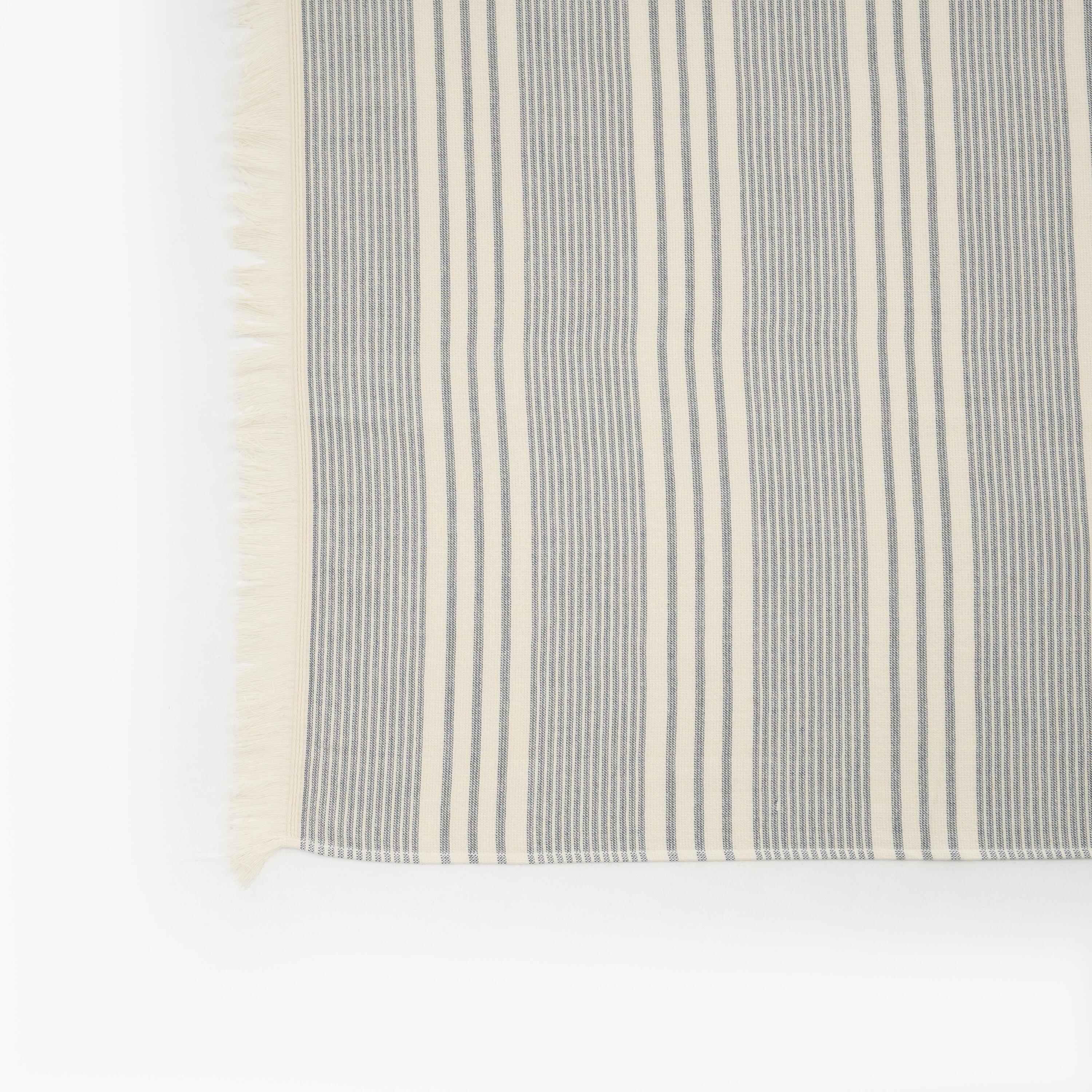 Toalha Praia Fouta BCI 90x170 Riscas Bege 2/7