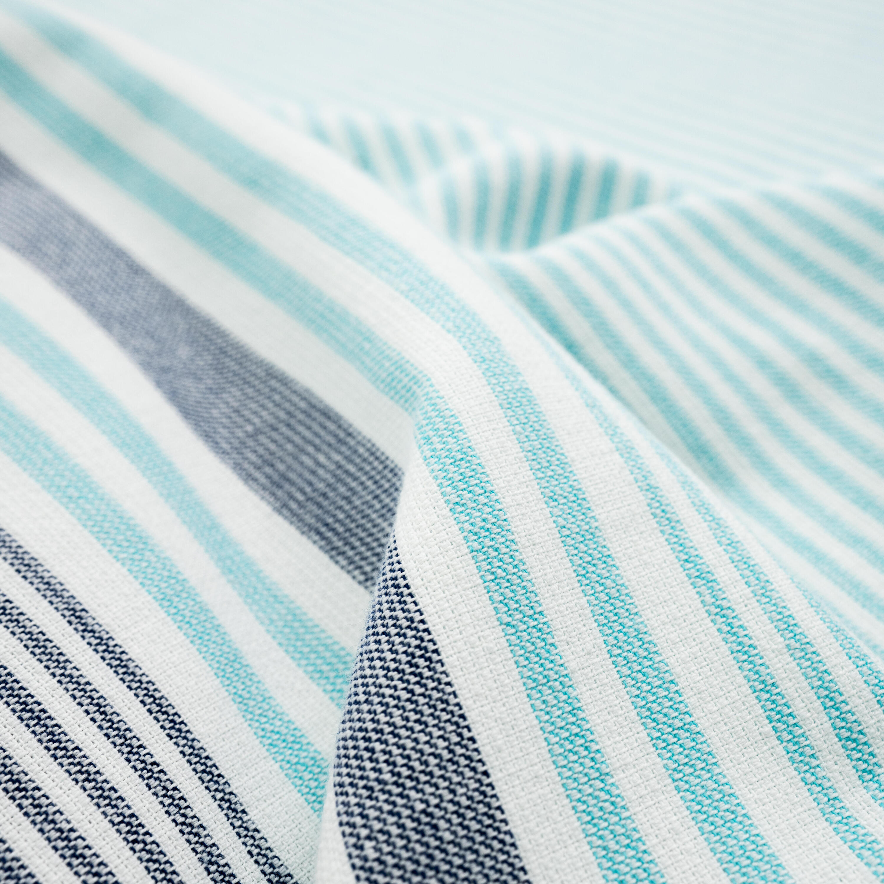 Toalha Praia Fouta BCI 90x170 Riscas Azul 5/8
