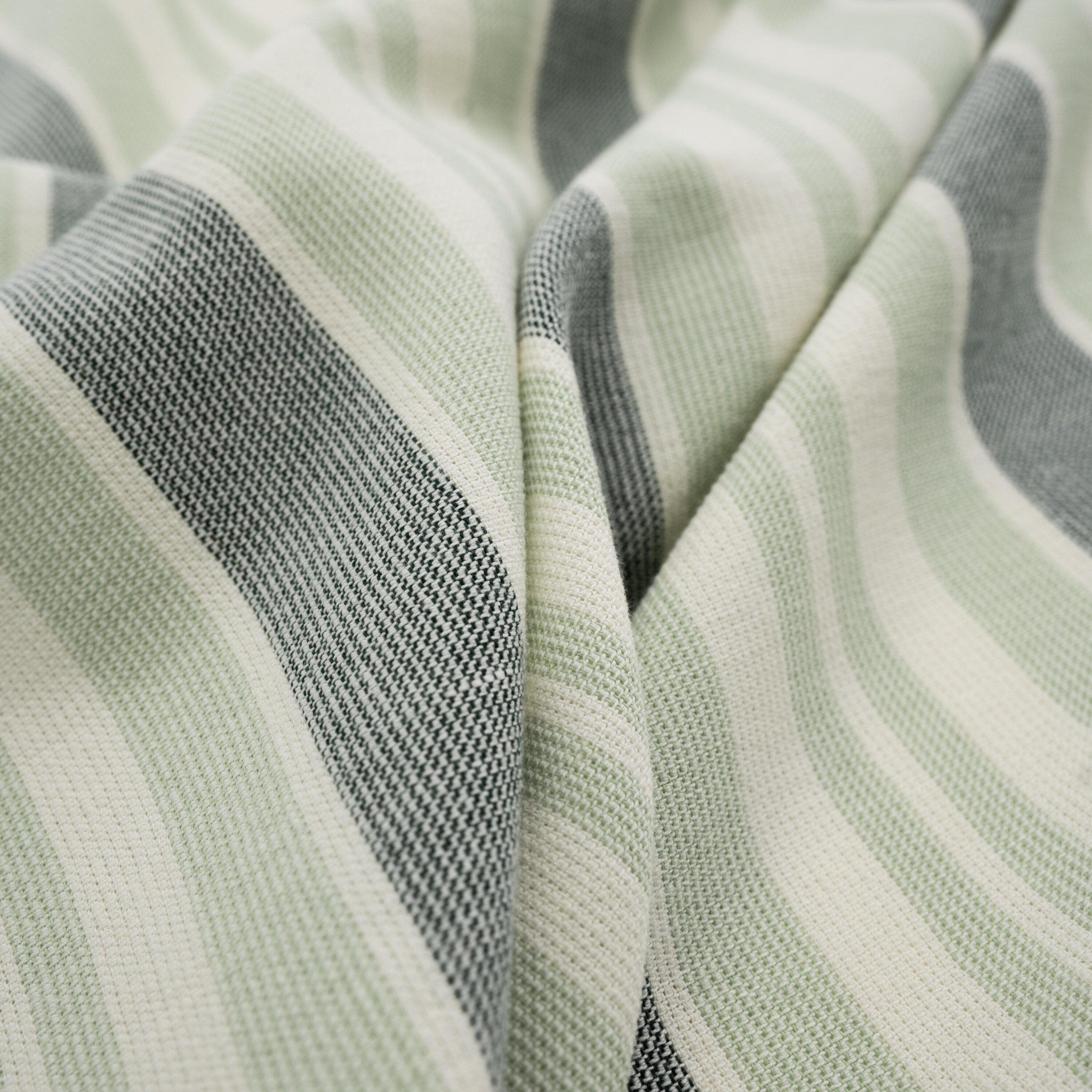 Toalha Praia Fouta BCI 140x190 Riscas Verde 4/8
