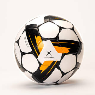 Training Ball Resist Size 4, Machine Stitched, Rubber Coating - White