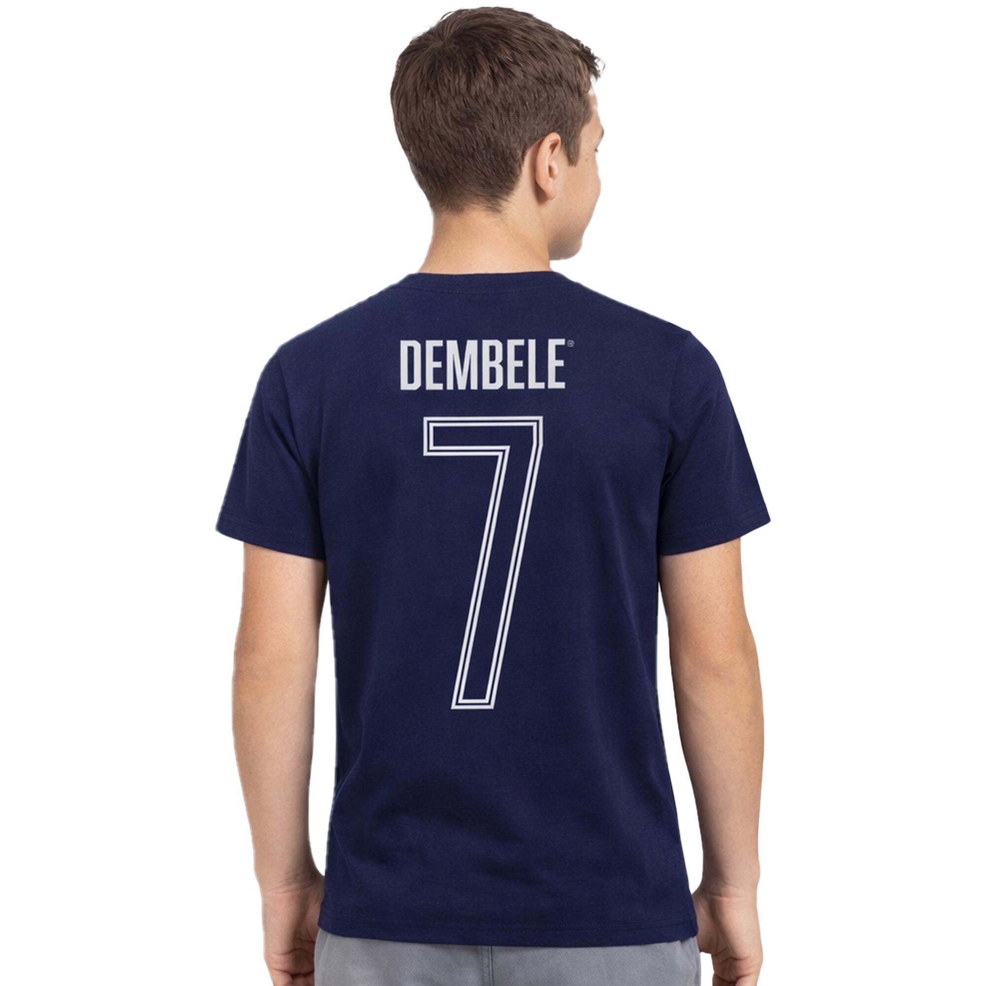 T-SHIRT JUNIOR DEMBELE FFF EQUIPE DE FRANCE 2026 3/4