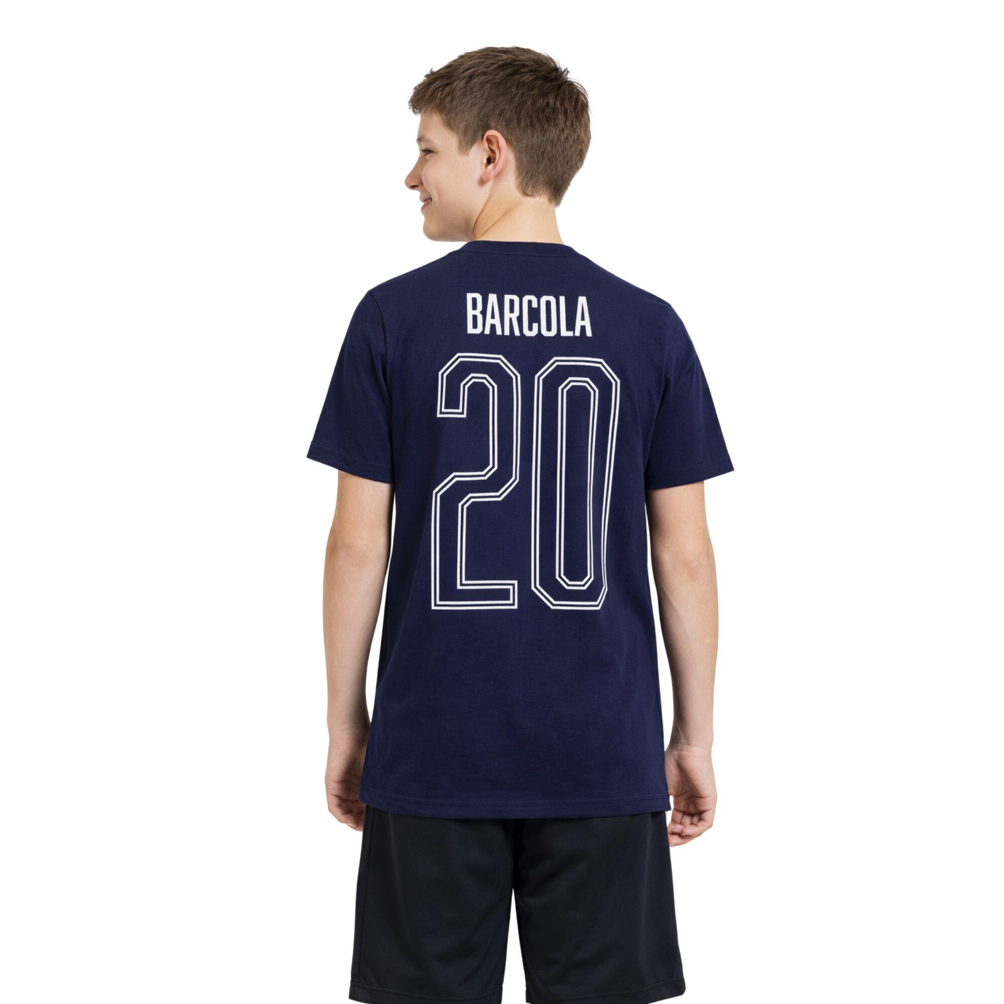 T-SHIRT JUINIOR BARCOLA FFF EQUIPE DE FRANCE 2026 3/4