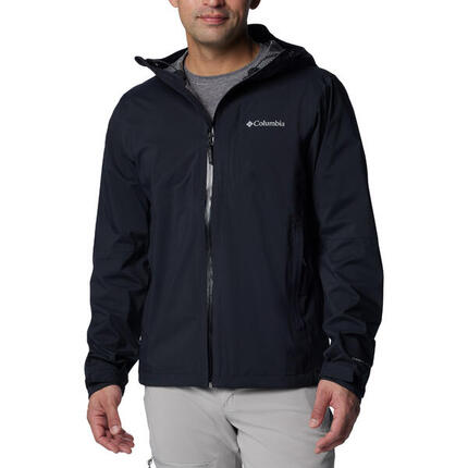Veste imperméable de randonnée homme, Columbia Razorback noire