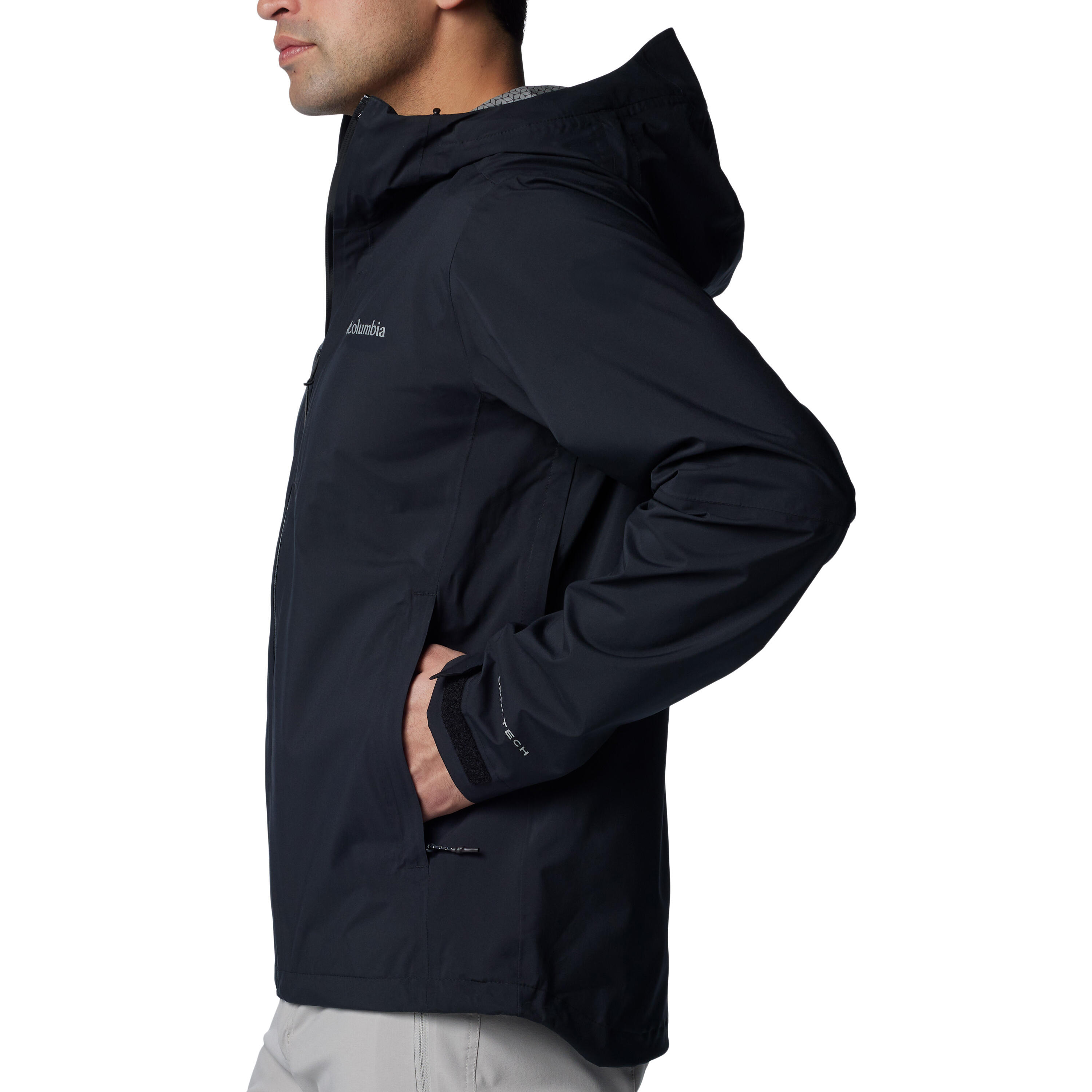 Wanderjacke Herren wasserdicht, Columbia Razorback, schwarz 4/11