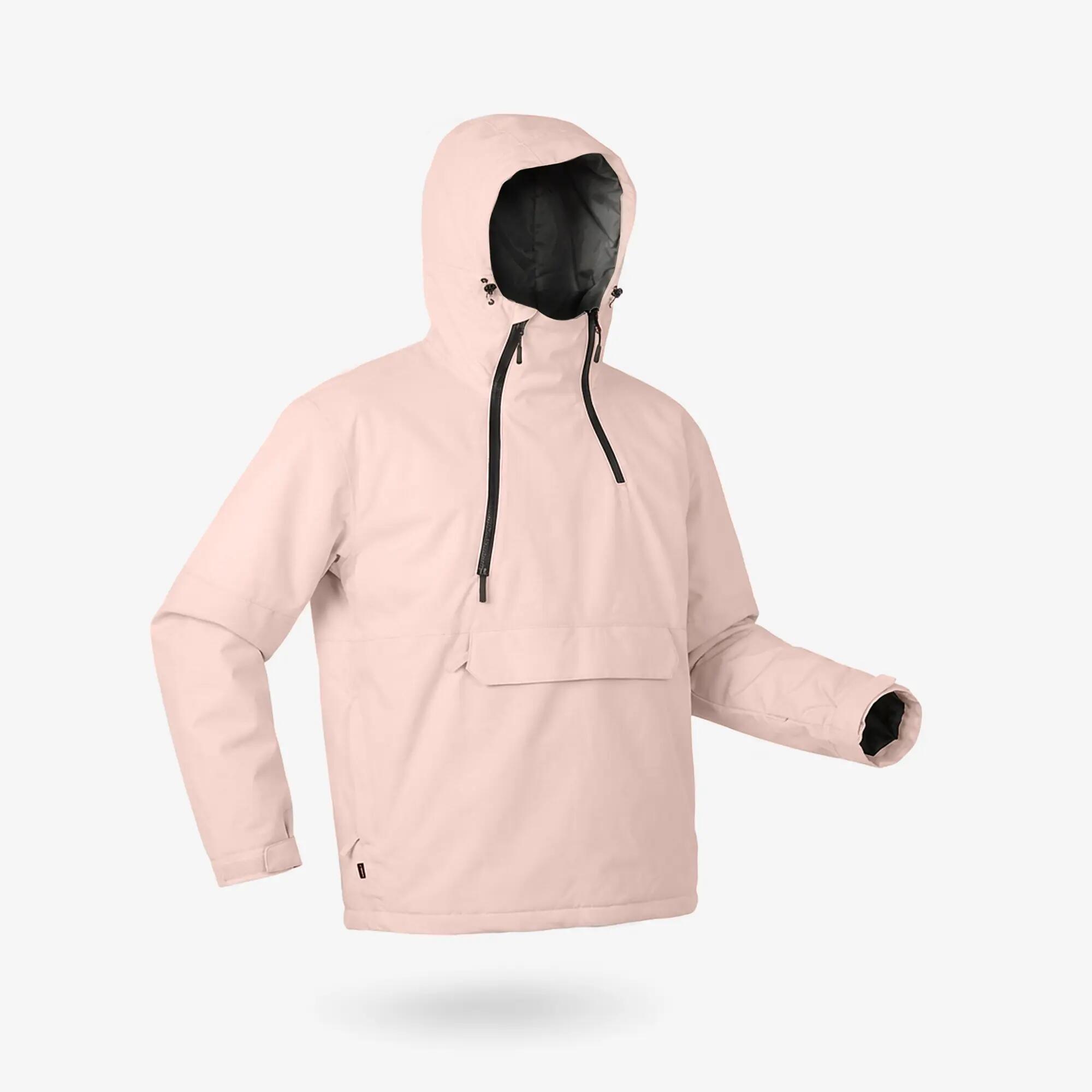 Chaqueta oversize de esquí y snowboard mujer, ANORAK 500, rosa  2/29