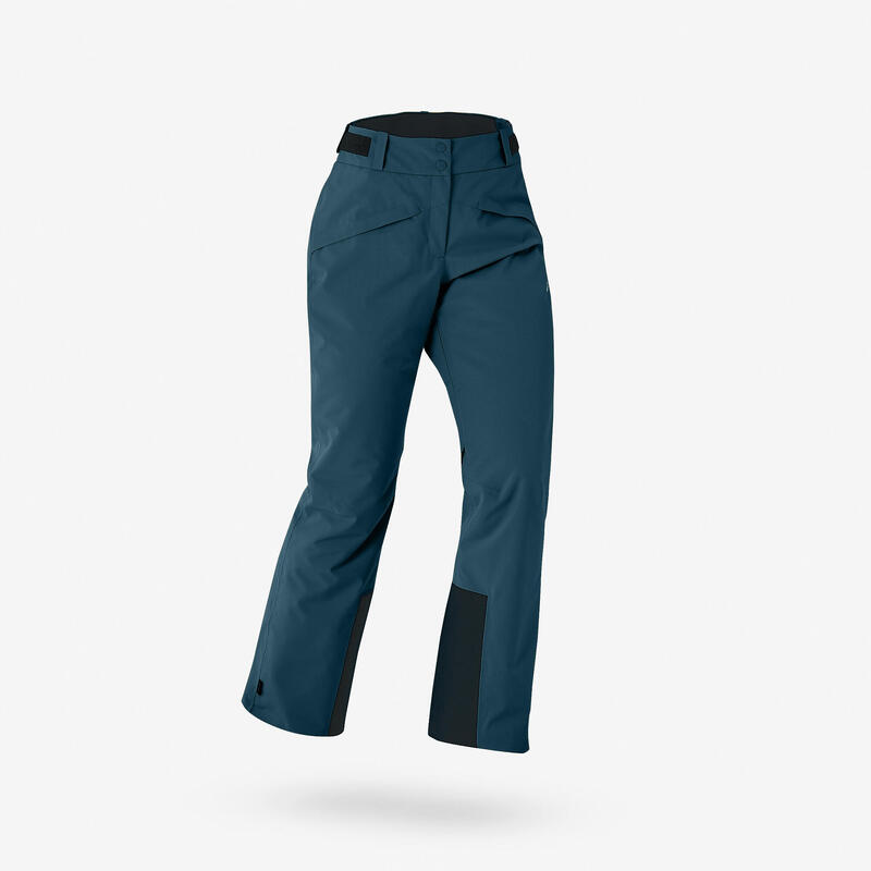 Pantaloni de schi și snowboard călduroși și respirabili, Pant 500 Roșu, Damă