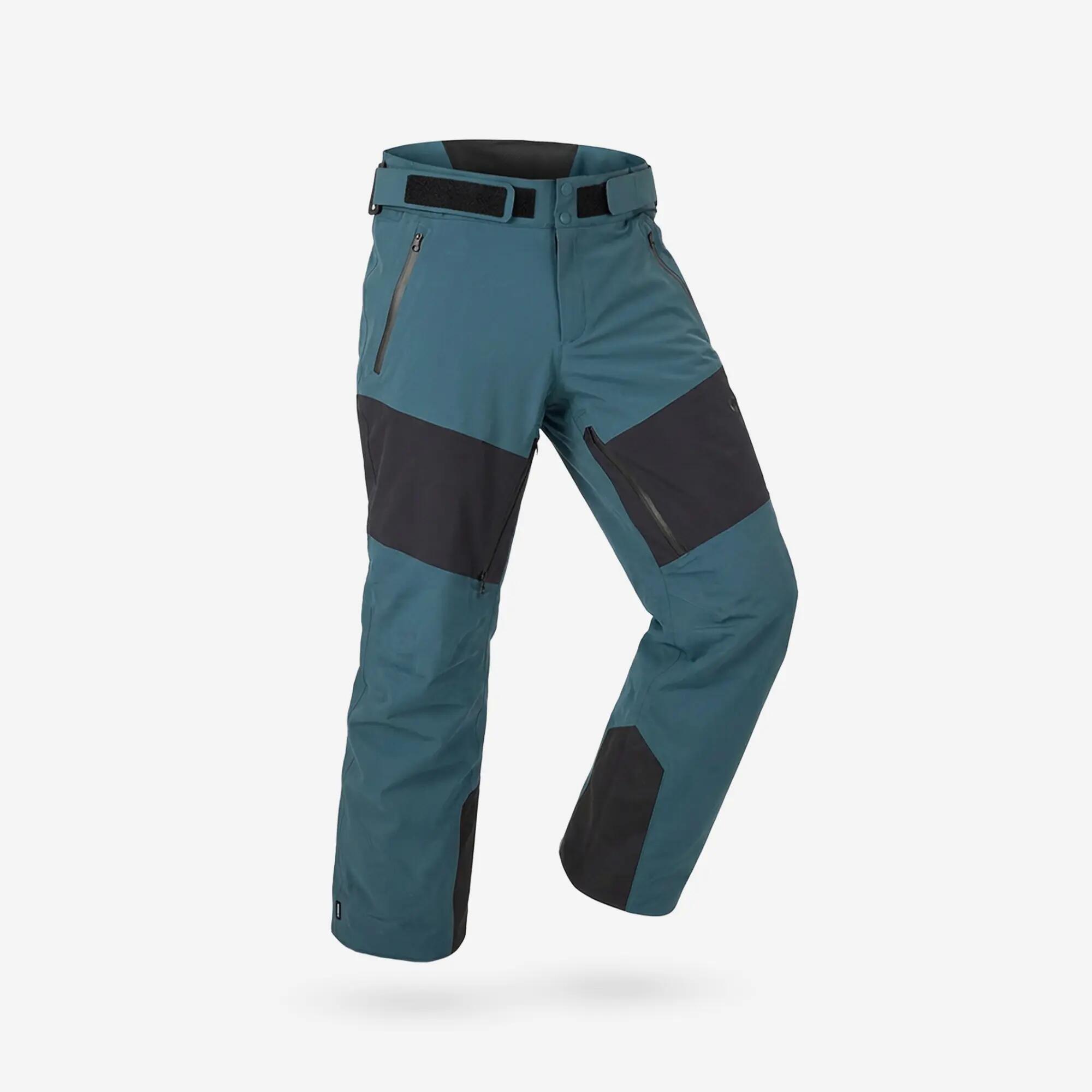 Calças Impermeáveis de Ski Homem SKP 900 Verde/Preto 2/21