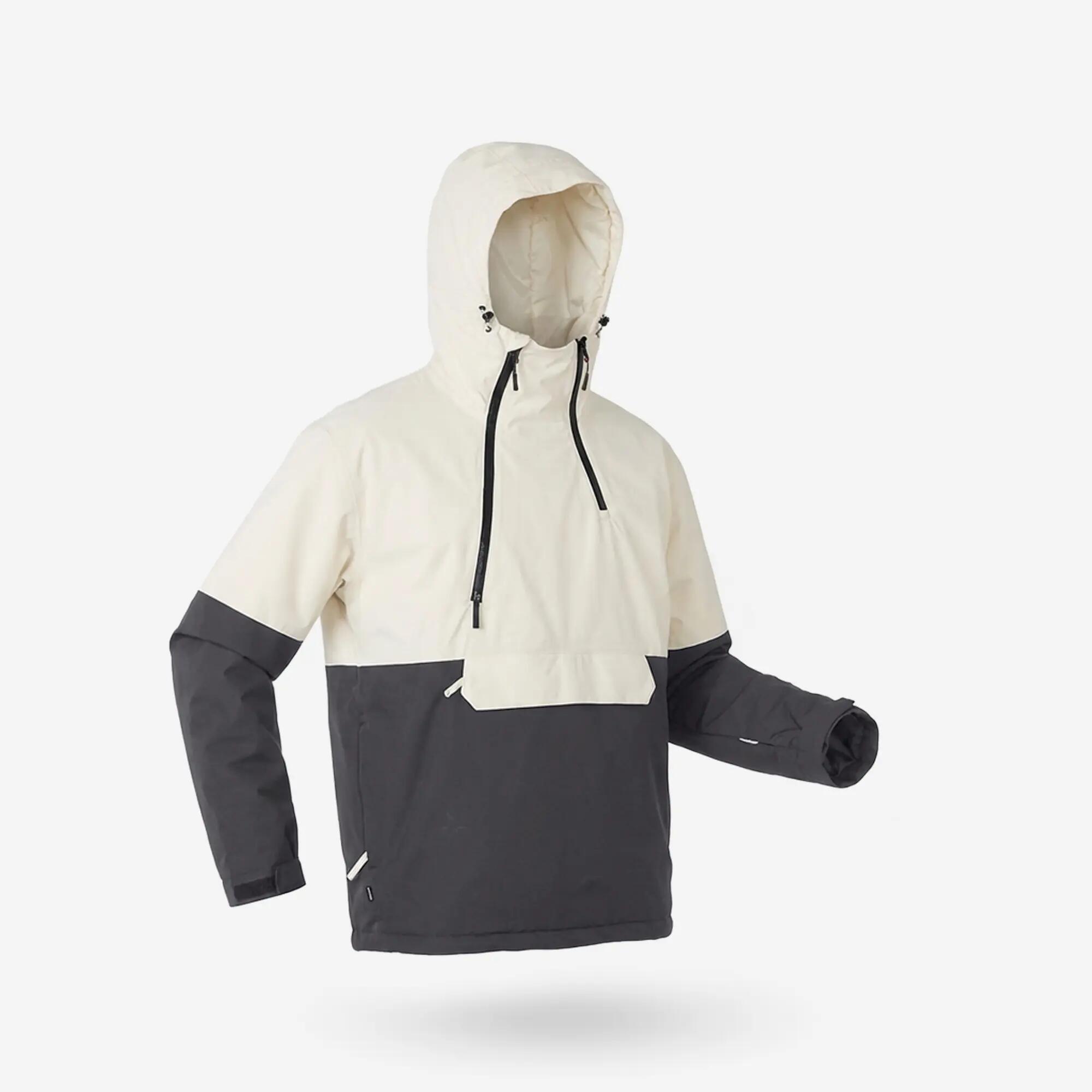 Giacca sci uomo ANORAK 500 nera e beige 2/30