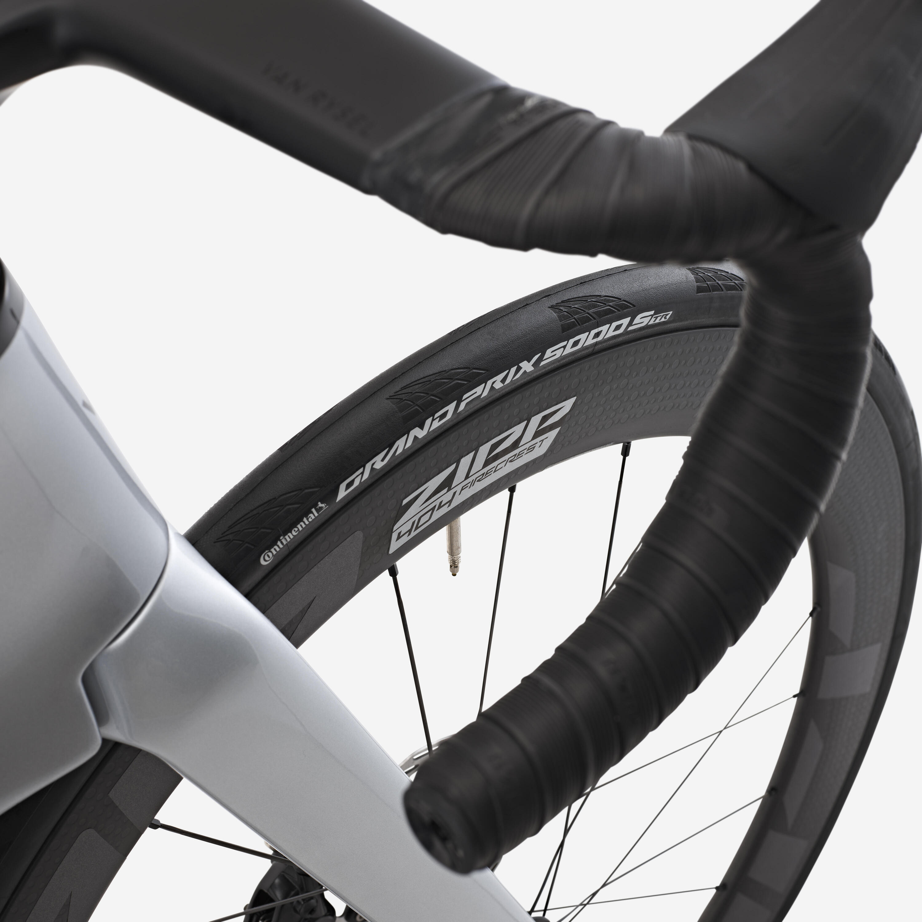 Bicicleta Estrada SRAM Force AXS E1 2x12V Sensor de Potência RCR-F Pro Cinza 12/15