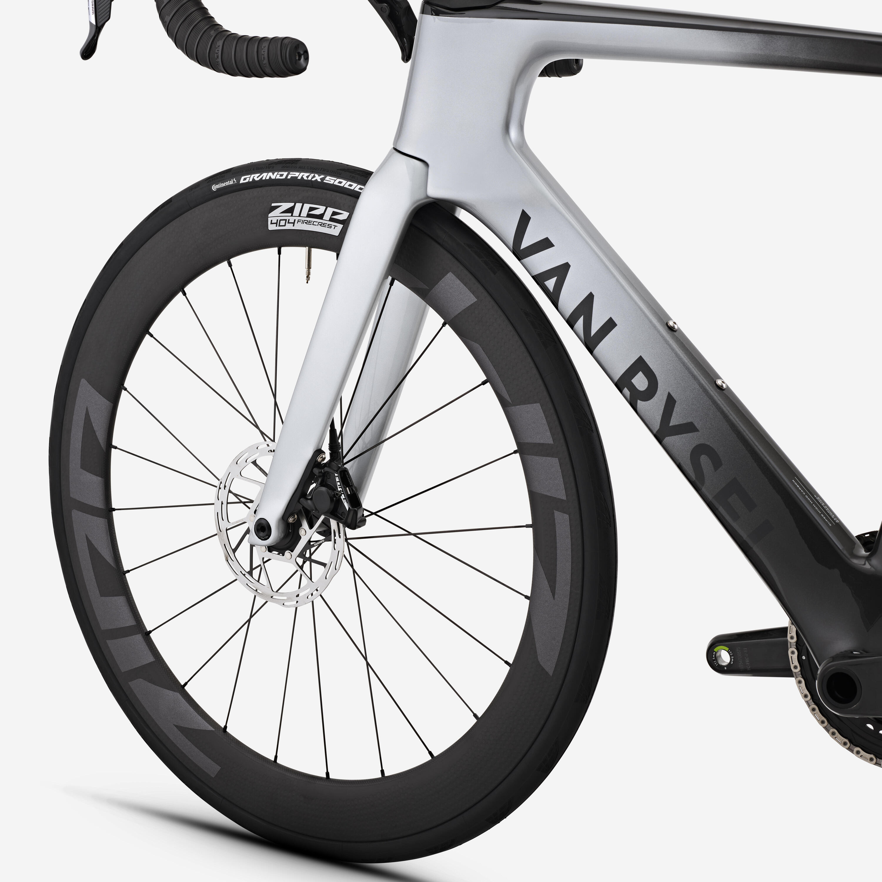 Bicicleta Estrada SRAM Force AXS E1 2x12V Sensor de Potência RCR-F Pro Cinza 7/15