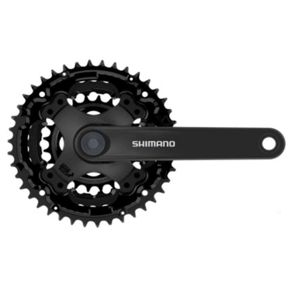 Biela de Ciclismo MTB 42/34/24 Shimano Tourney
