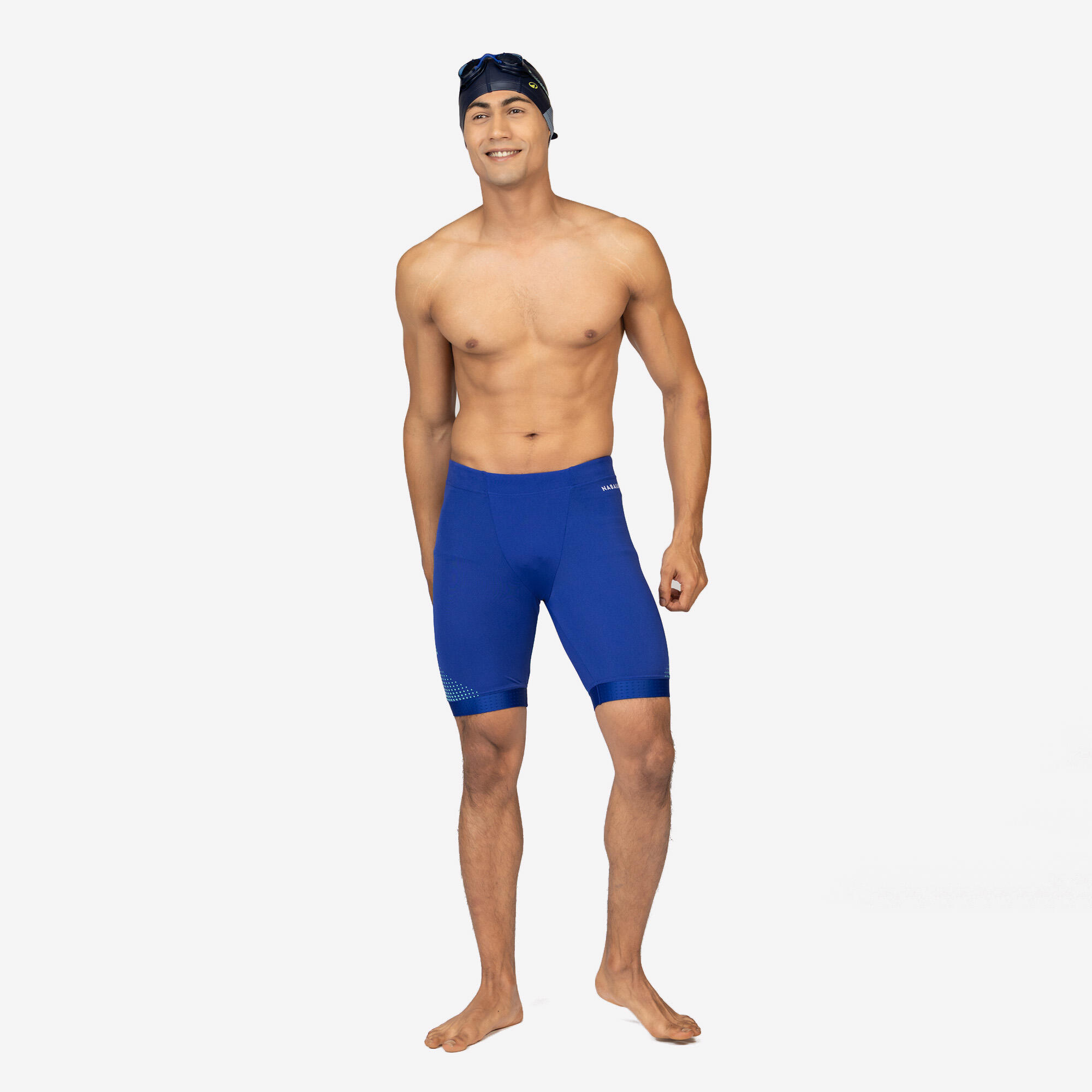 Swimming jammer Fiti blue red mesh