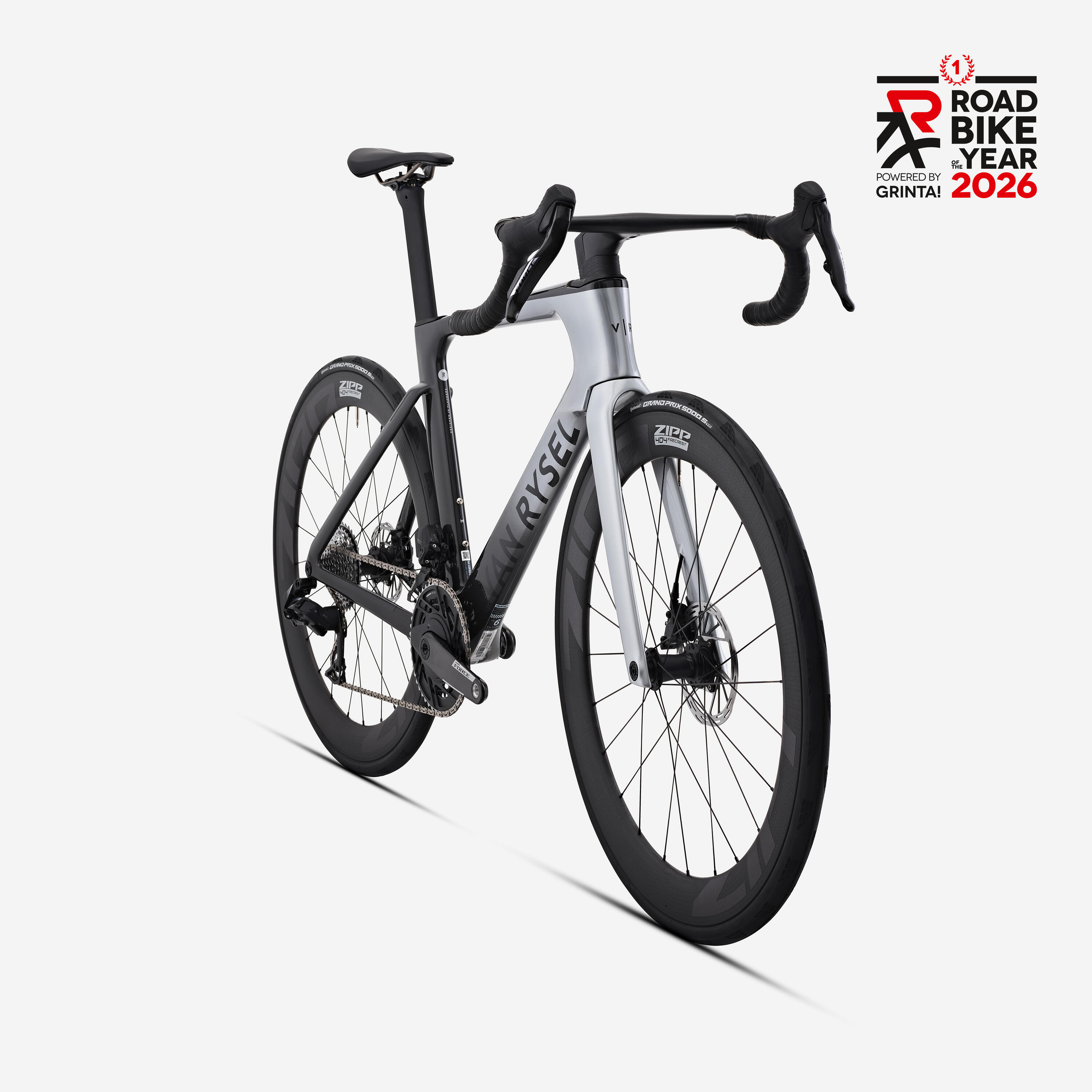 Bicicleta Estrada SRAM Force AXS E1 2x12V Sensor de Potência RCR-F Pro Cinza 2/15