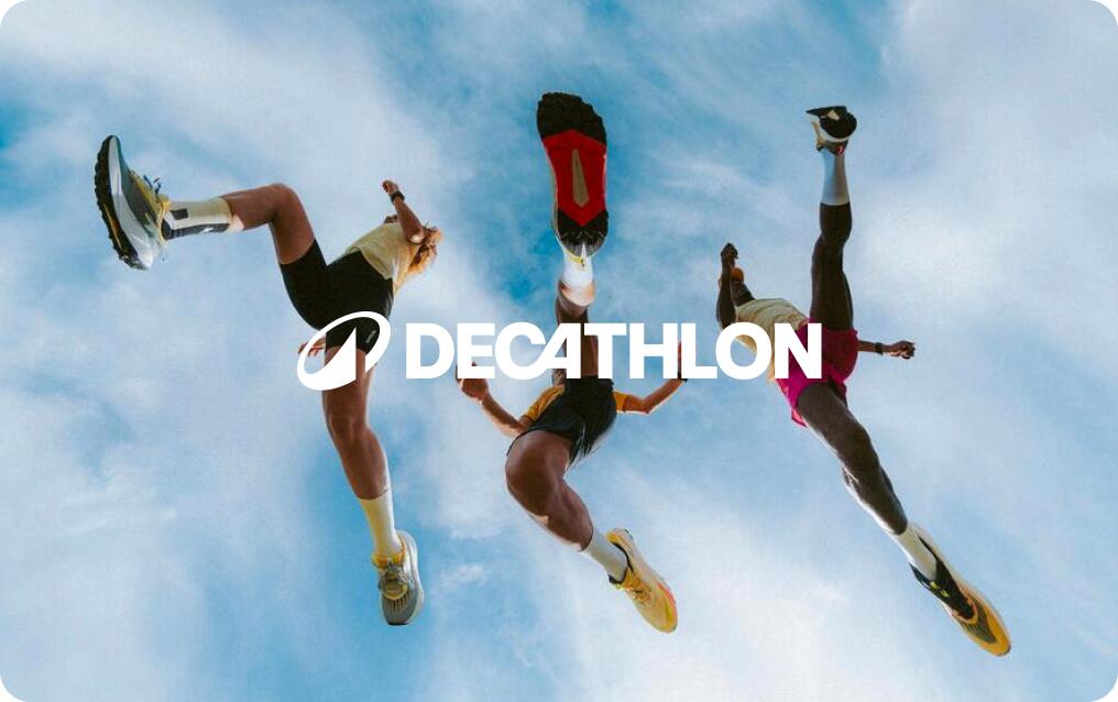 Offrez une bonne dose de sport avec la e-carte cadeau Decathlon. Un cadeau immédiat envoyé par mail qui laisse libre cours à toutes les envies sportives !