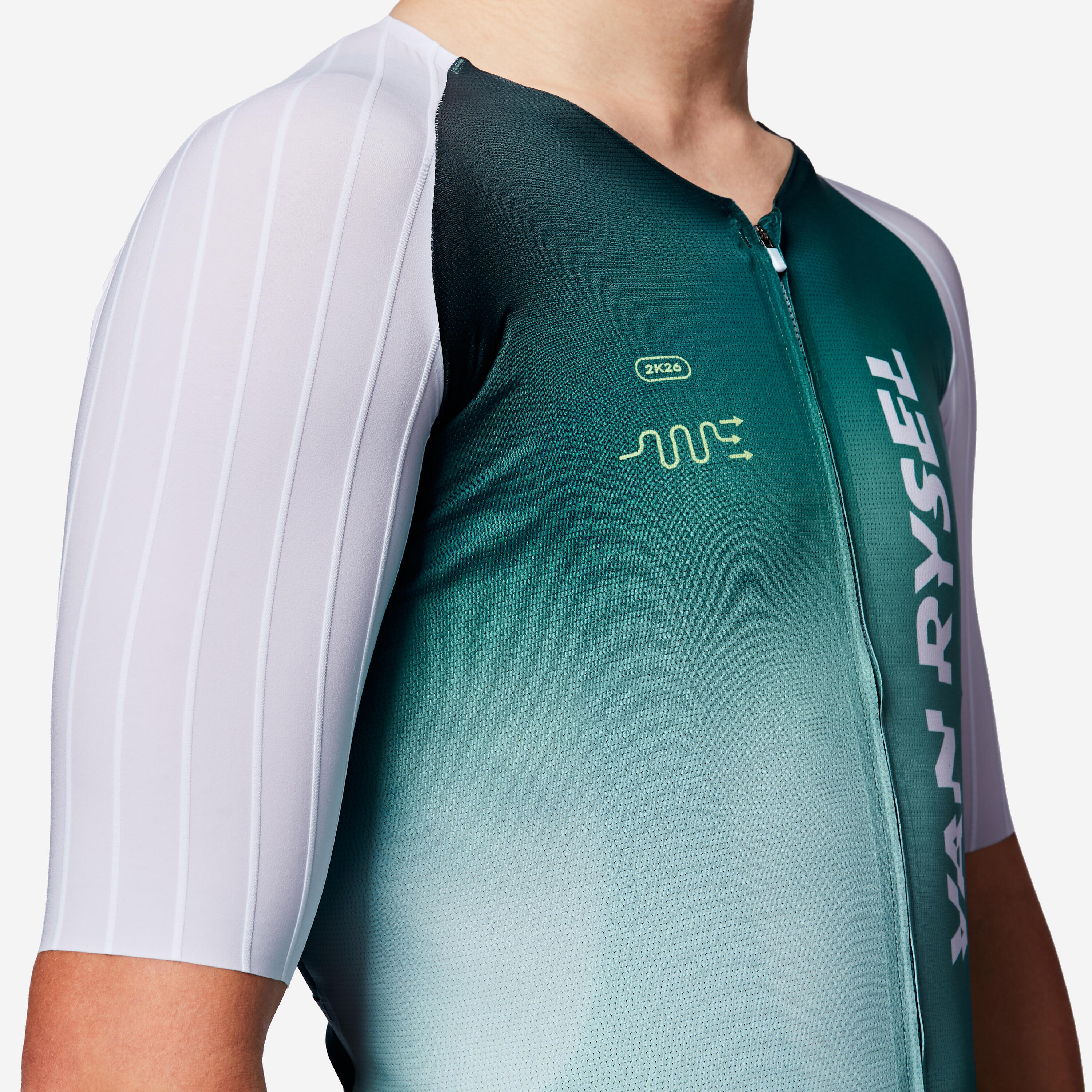 Maillot Cycliste Assos Homme – Blanc – Manches Courtes – Taille XL – Occasion