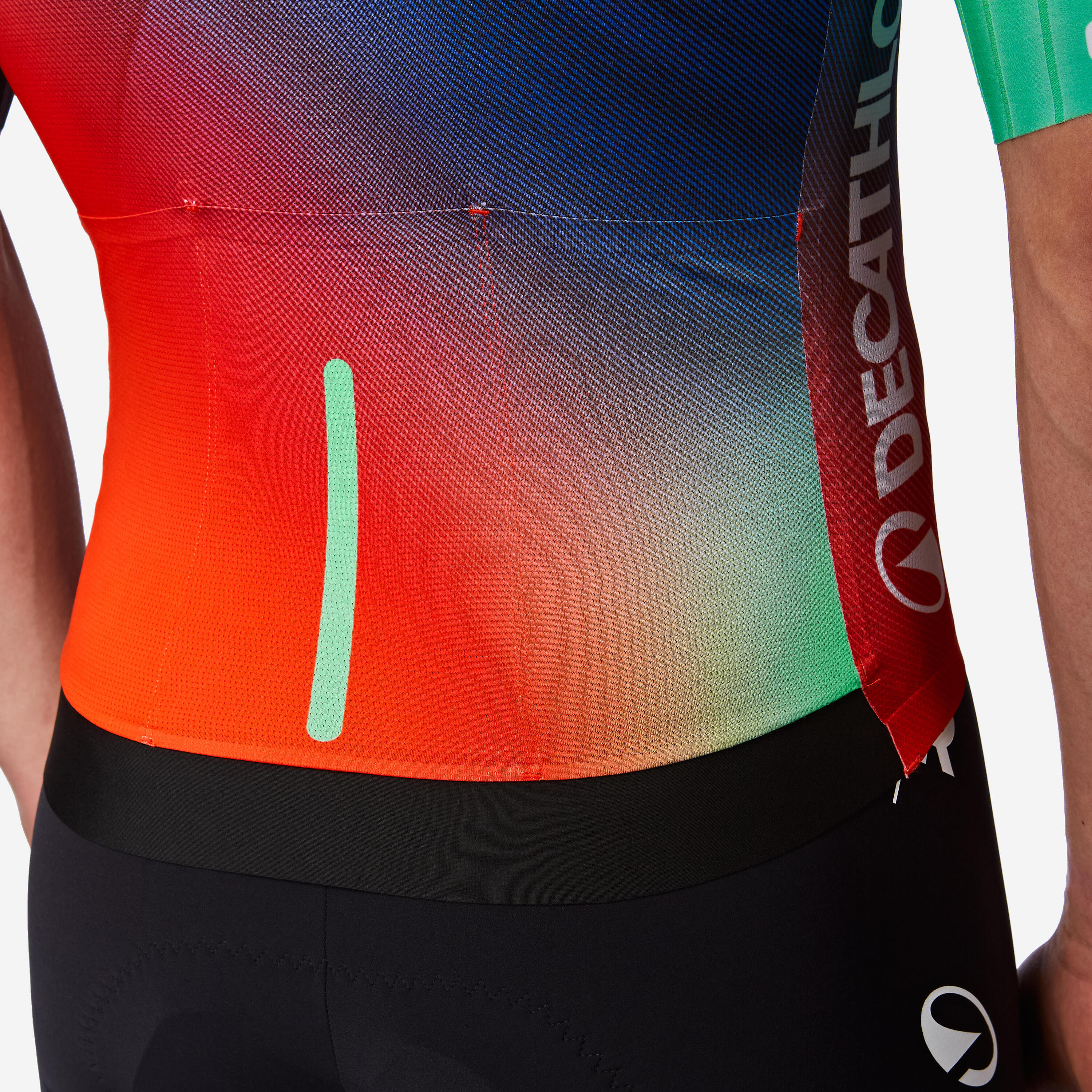 Camisola de Ciclismo de Estrada de Manga Curta, RCR-F DECATHLON CMA CGM Oficial 5/9