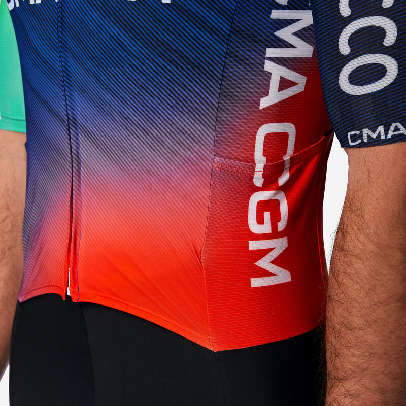 Combinezon ciclism pe șosea RCR-R DECATHLON CMA CGM Replica